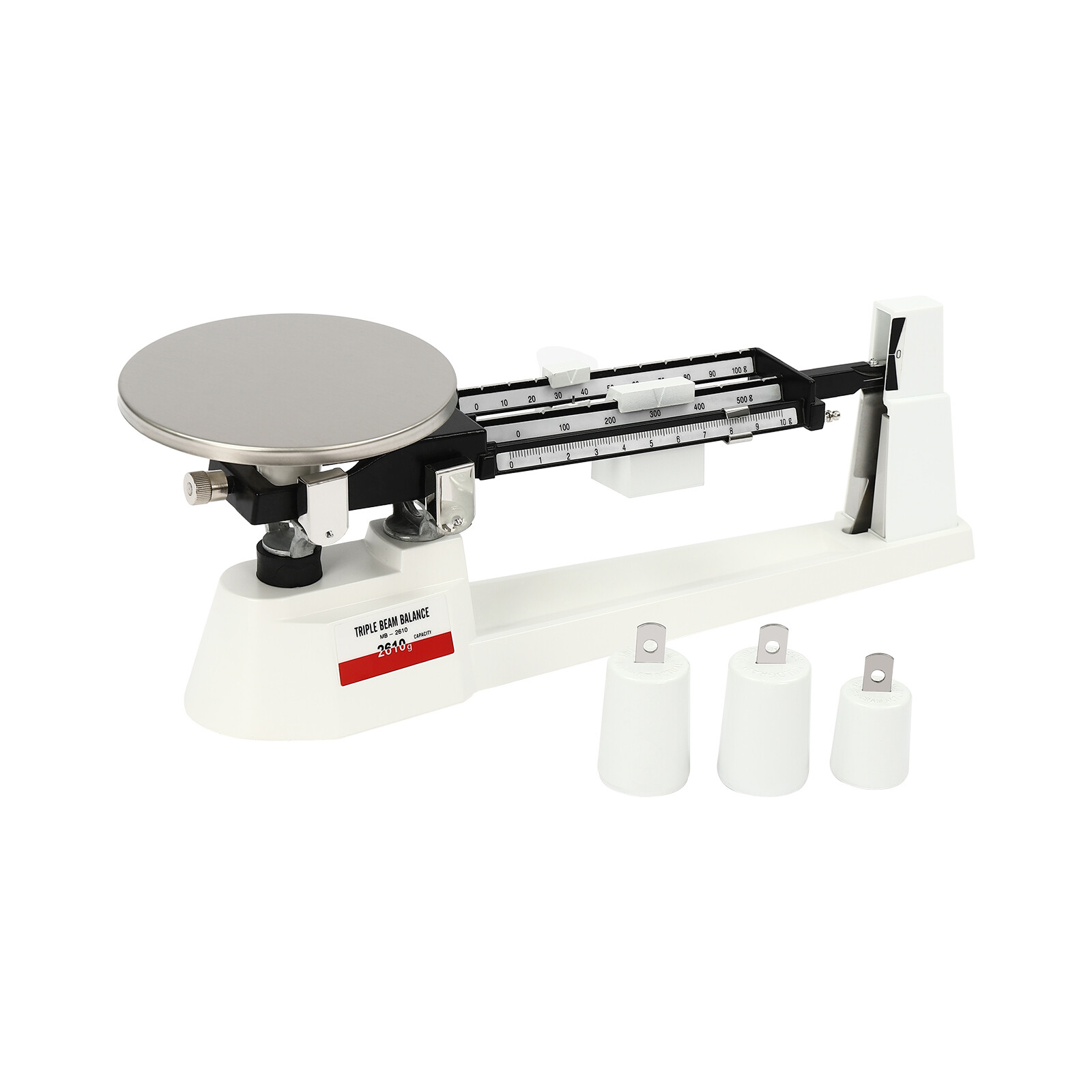2610g/5.75lbs Mechanical Triple Beam Scale ‎Indoor Balance Scale Lab Scale