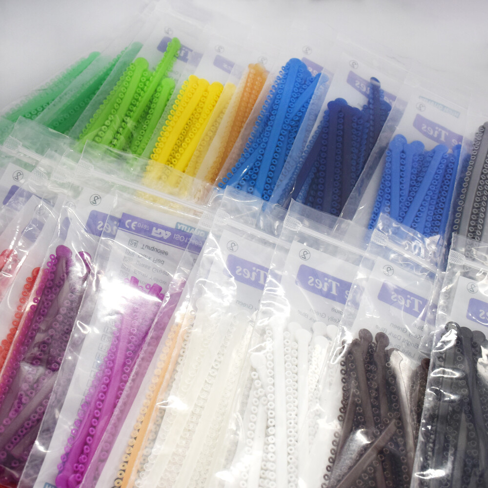 1000Pcs Dental Orthodontic Ligature Ties Elastic Rubber Bands For Brackets Brace