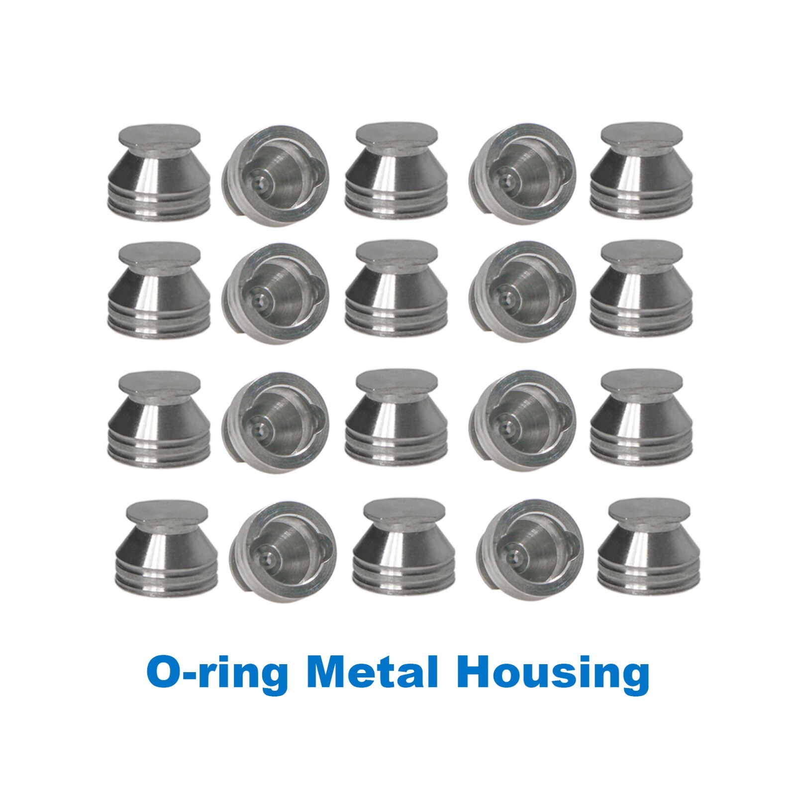 20Pcs Dental O-Ring Kit fits Hiossen for Overdenture Ball Attachment Abutment