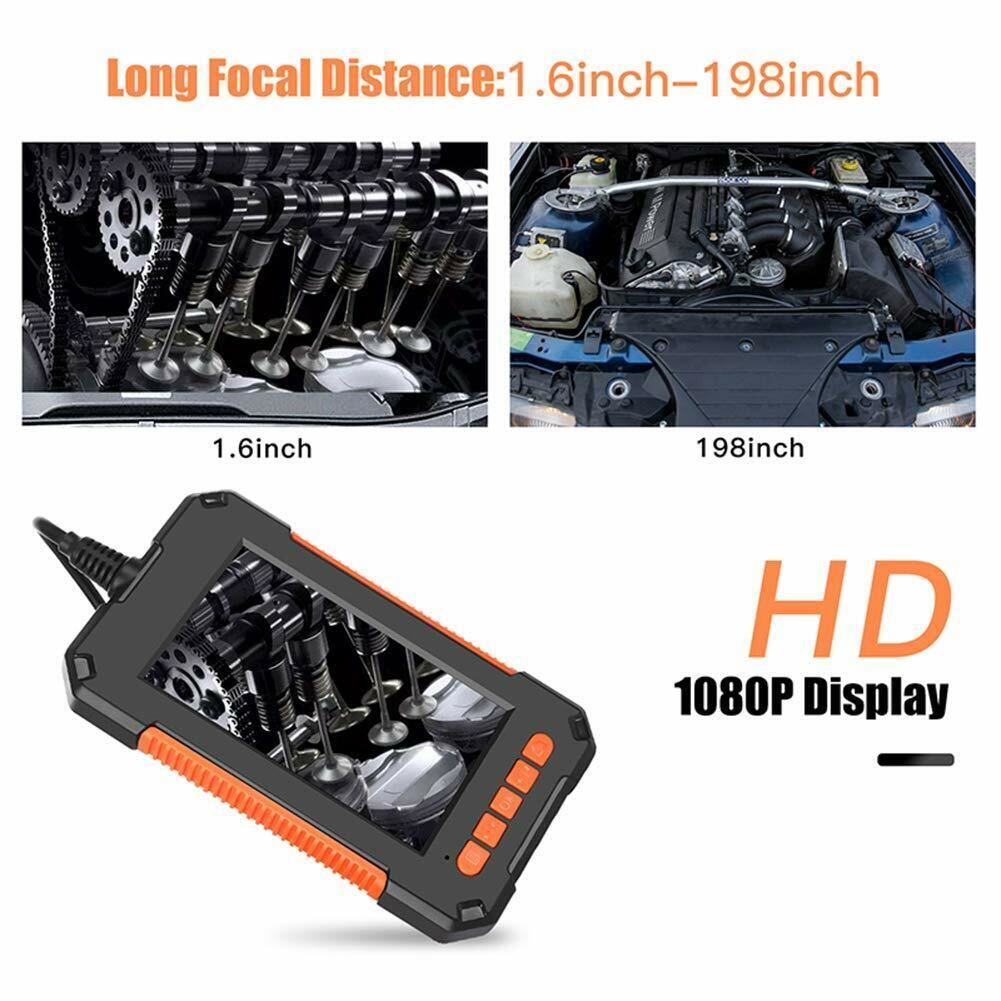 Industrial Endoscope Camera 1080P HD 4.3” Screen Borescope Inspection Camera US