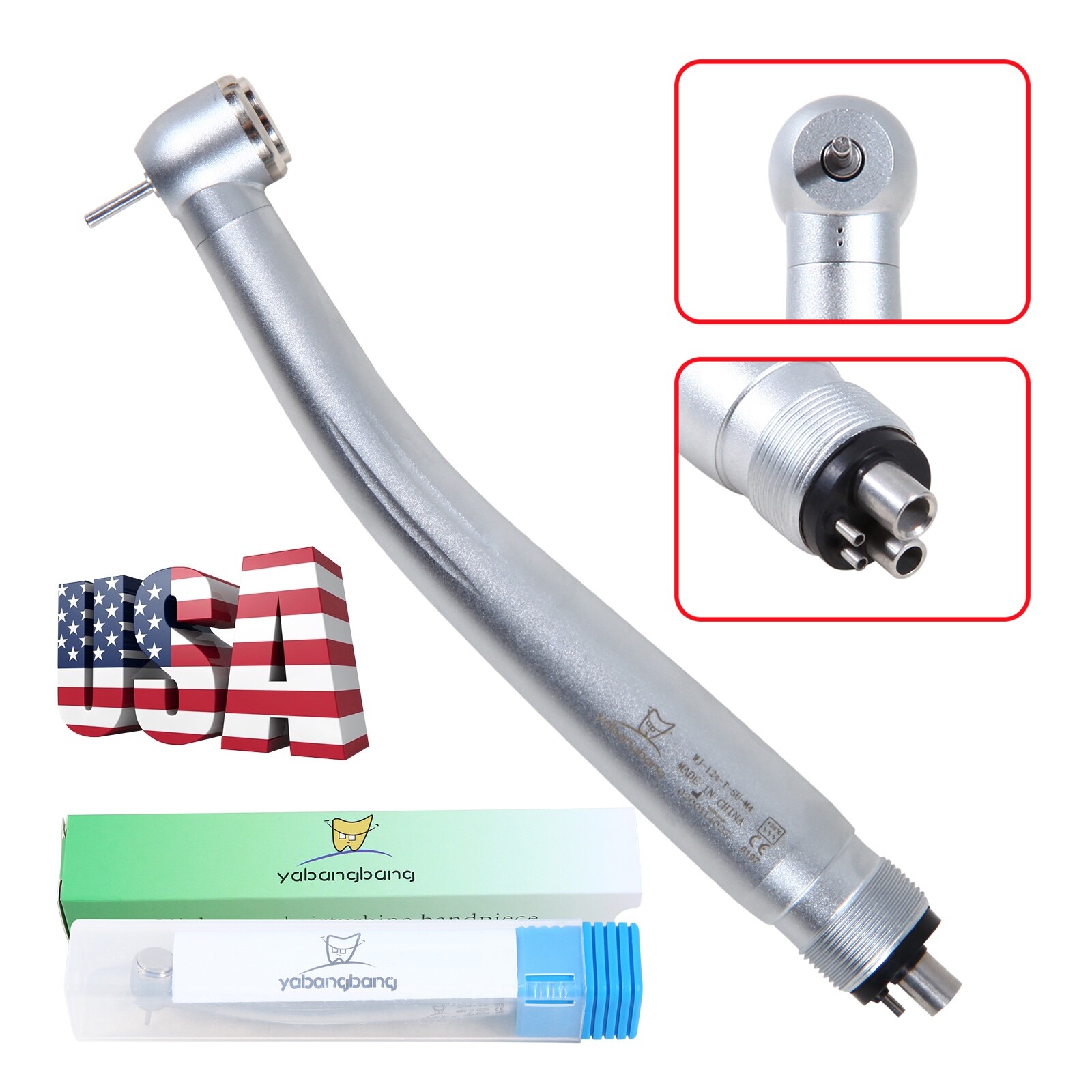 Dental (LED E-generator) High Speed Handpiece 4/2 Hole NSK Style