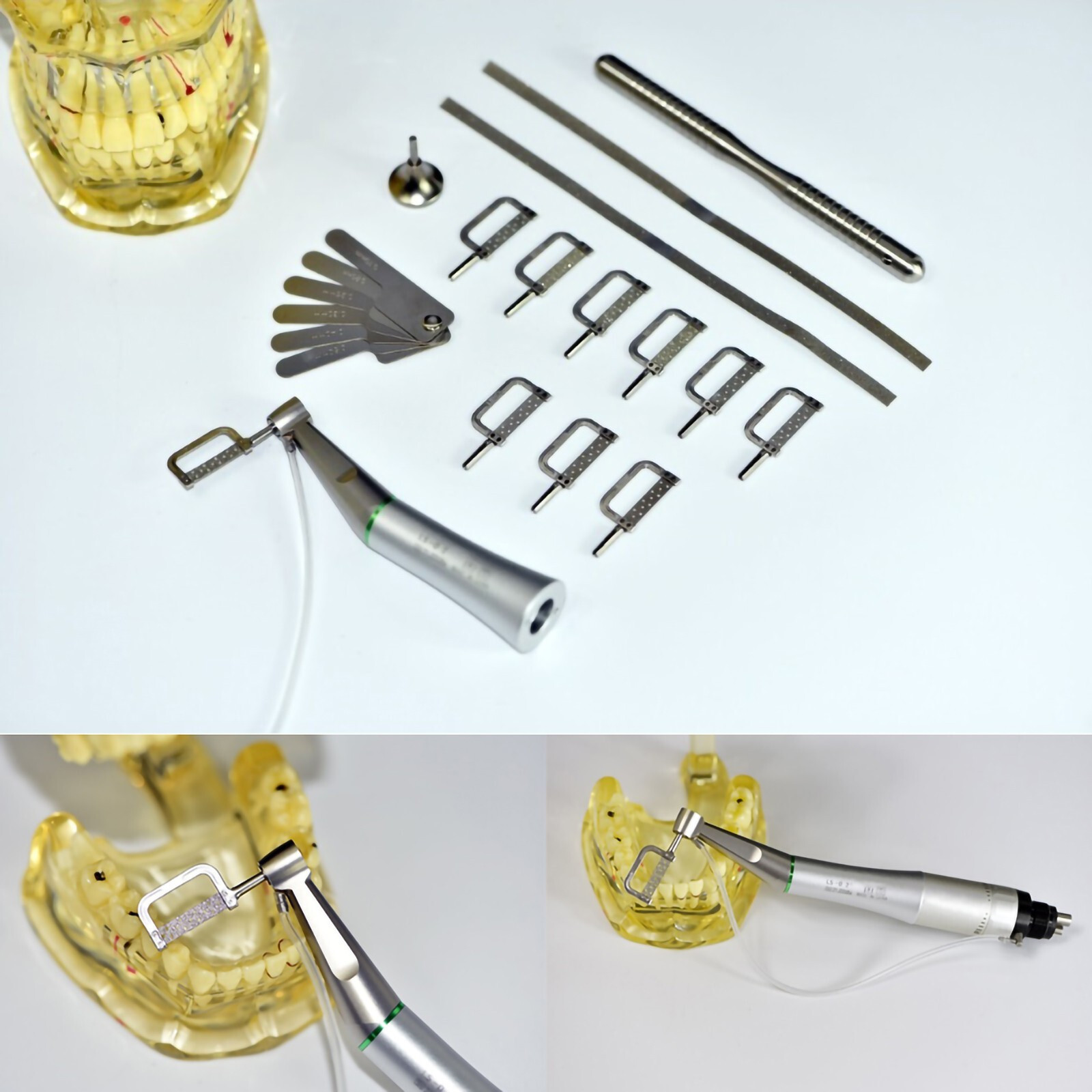 Pro Dental Reduction 4:1 Interproximal Stripping Contra Angle Handpiece IPR Kit