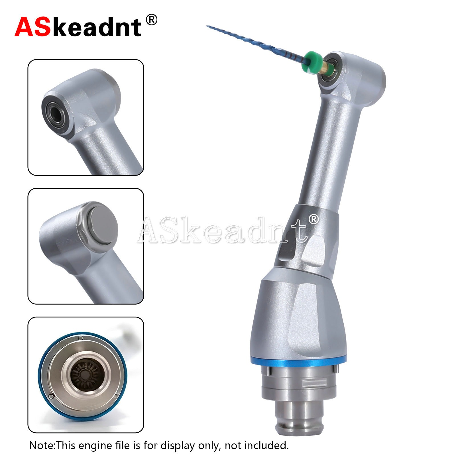 1:1/16:1 Dental Reduction Contra Angle Handpiece Head Fit Endo MOTOR ASkeadnt