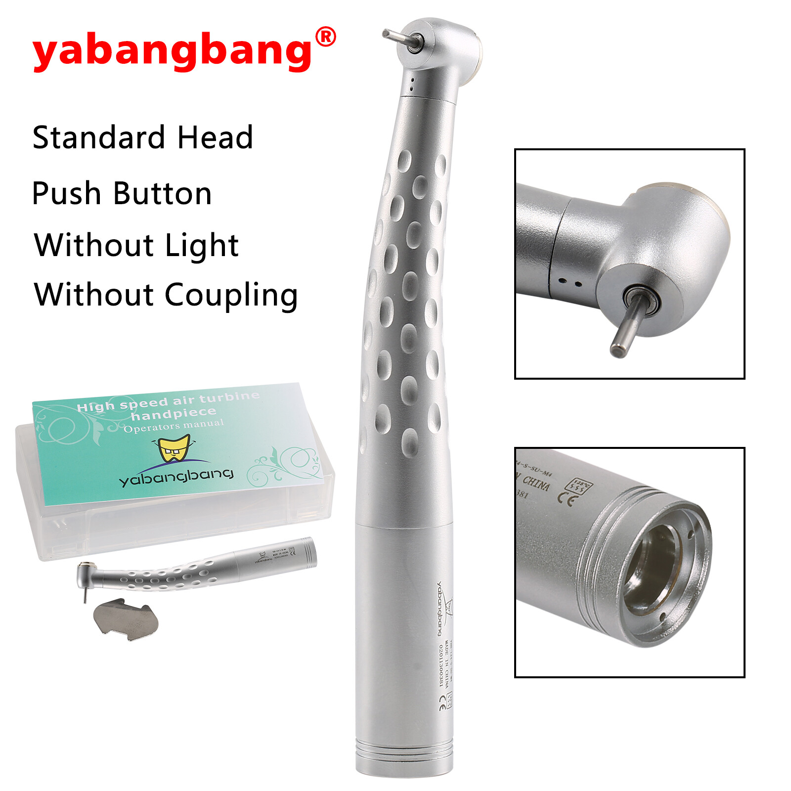 Dental High Speed Handpiece Turbine Standard/Big Single Spray fit KaV