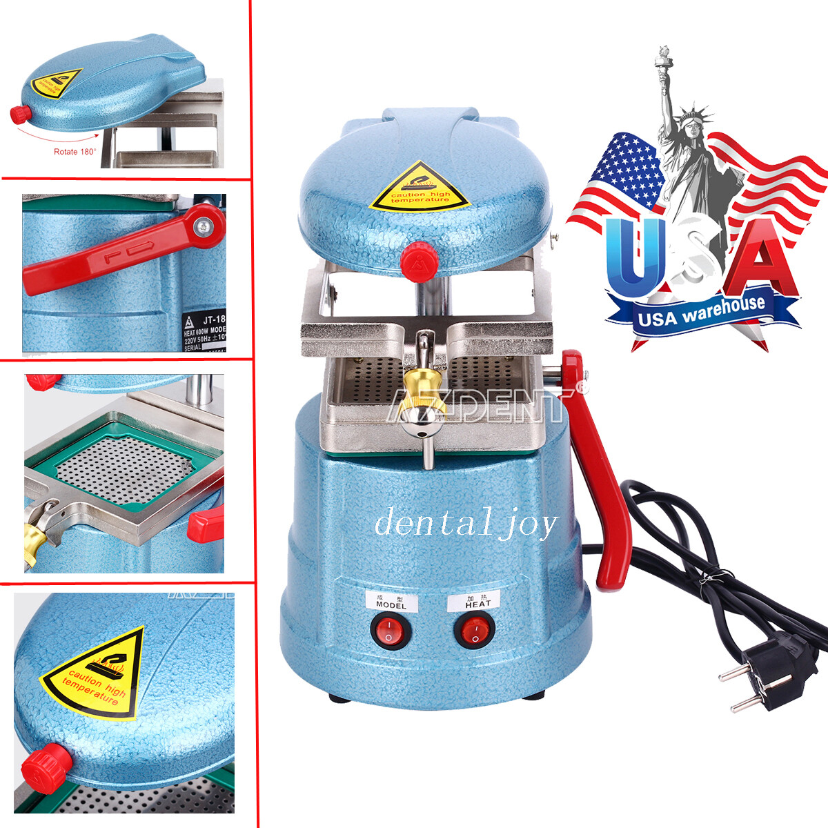Dental Vacuum Forming Molding Machine Former Heat Thermoforming Lab Equipment