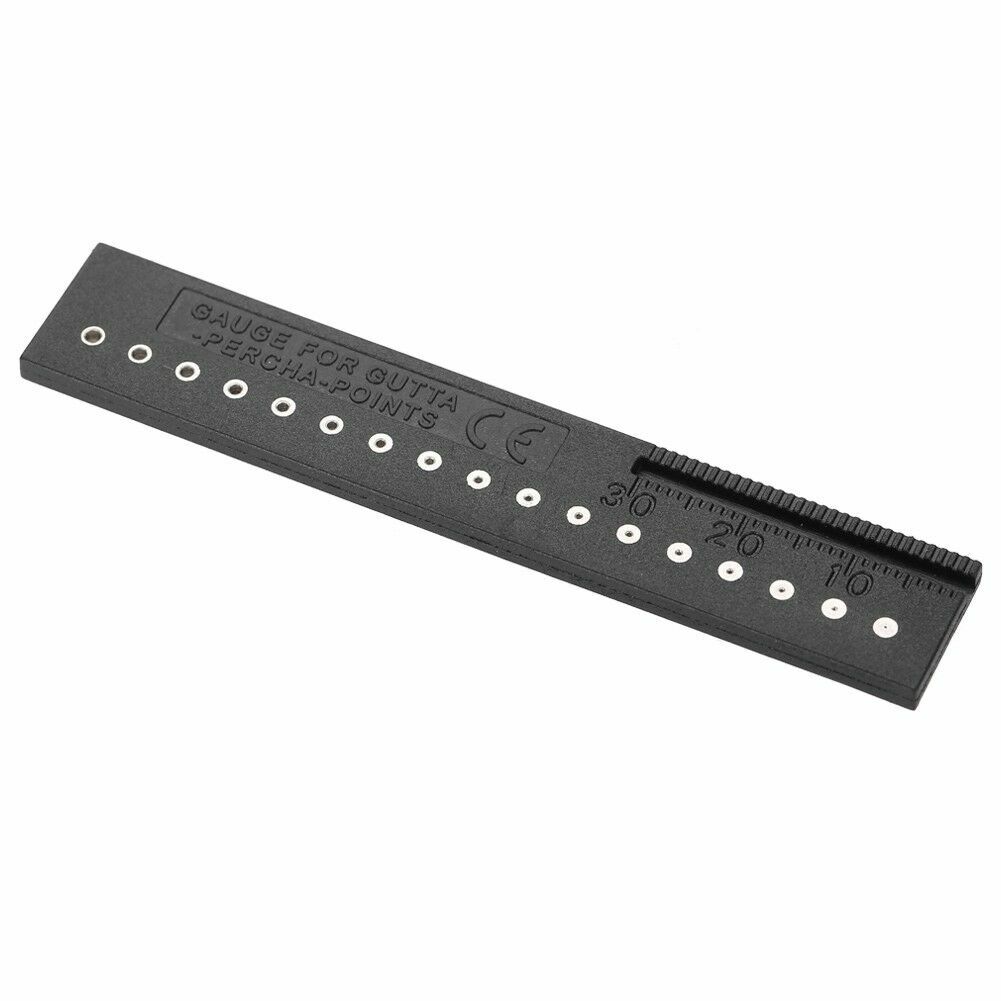 Dental Autoclavable Endodontic Endo Gauge Ruler Measure Gutta Percha Point Scale