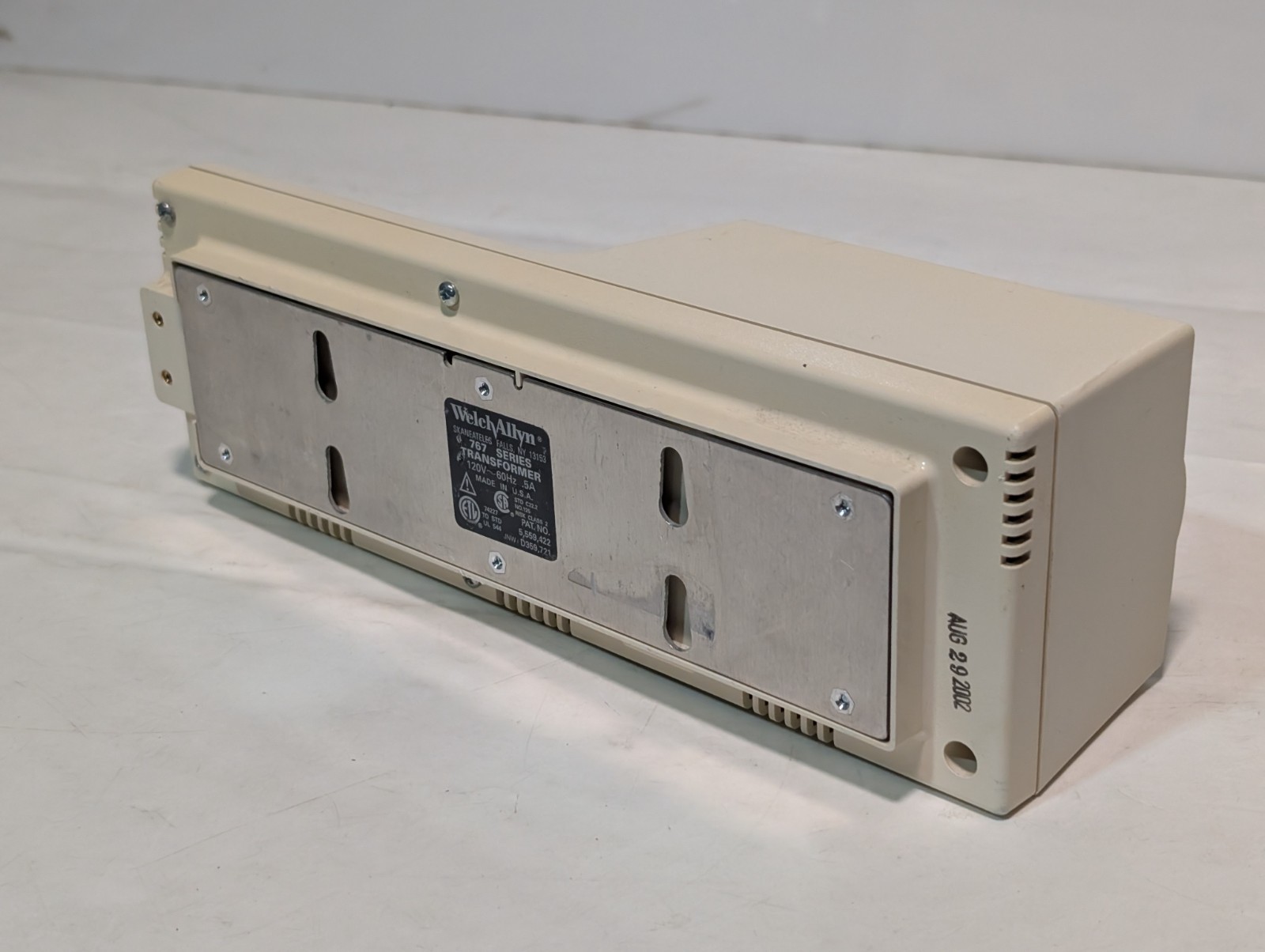 Welch Allyn 767 Series Transformer without Heads 120VAC, 60Hz, 0.5A, Made in USA