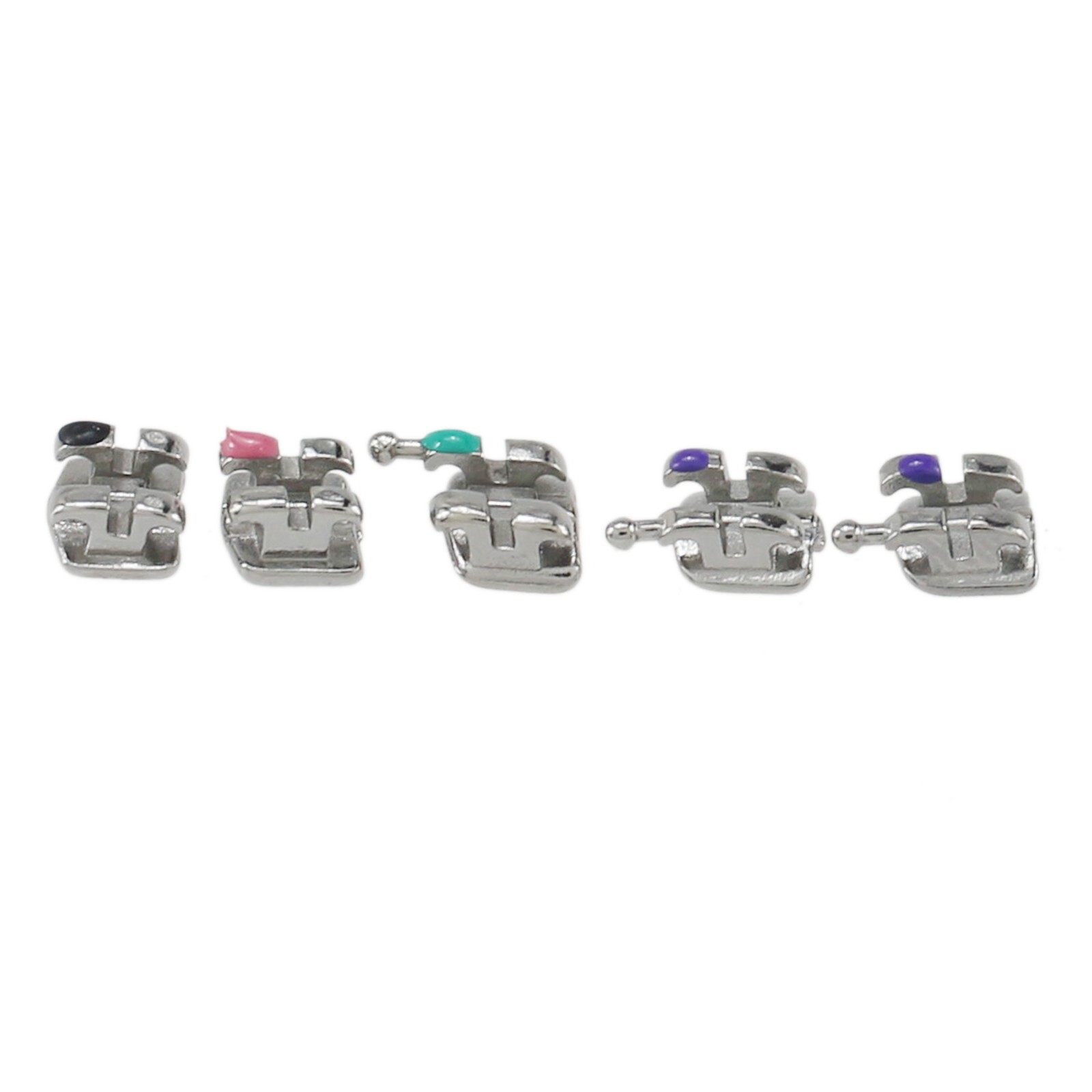 Dental Orthodontic Braces Brackets Mini Roth MBT 018 345 Hooks Metal MIM