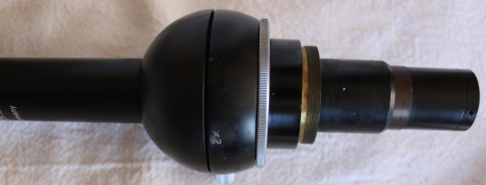1930’s ZEISS INCLINED BINOCULAR TUBE 294144 + UNKNOWN ZEISS ATTACHMENT