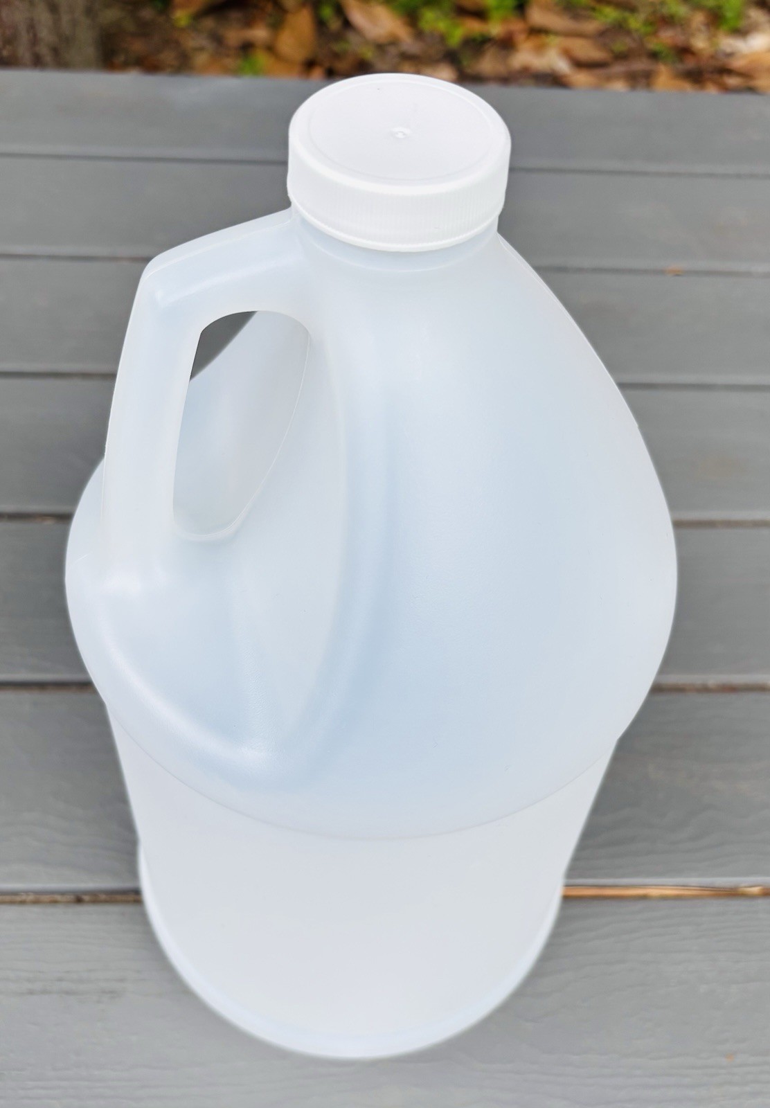 NEW Case of (4) 1 Gallon Jugs w/ Sealing Caps 128oz HDPE Empty Plastic Bottles