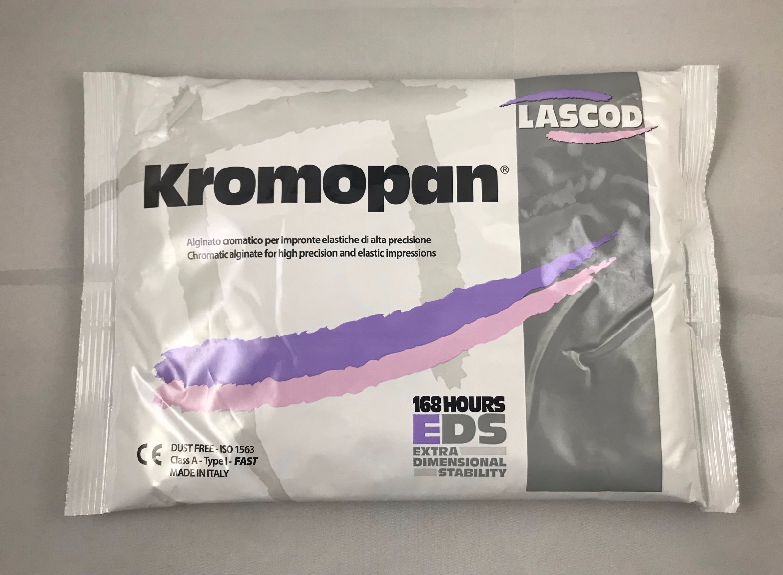 Kromopan Alginate 168 Hours Fast Set 30 Seconds 450g Pouch 10 Packs Ref #KRM302