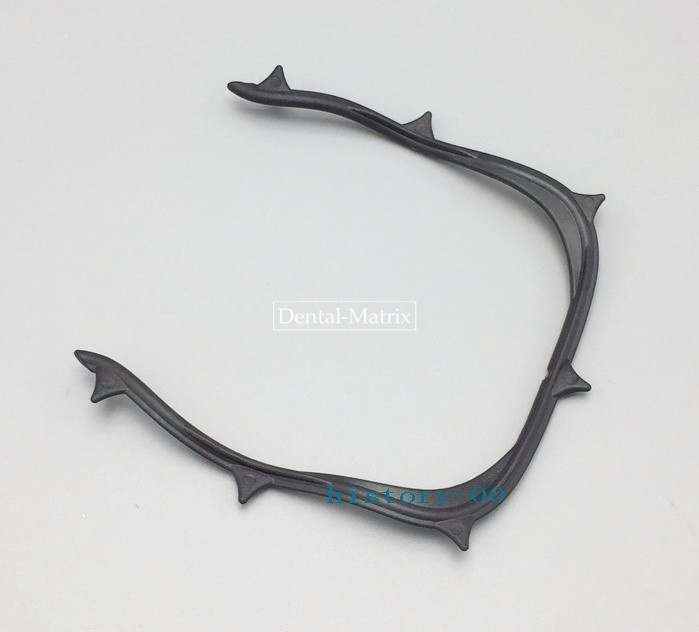1piece Dental Rubber Dam Sheet Frames Brackets Light Plastic Foldable S.S. Frame