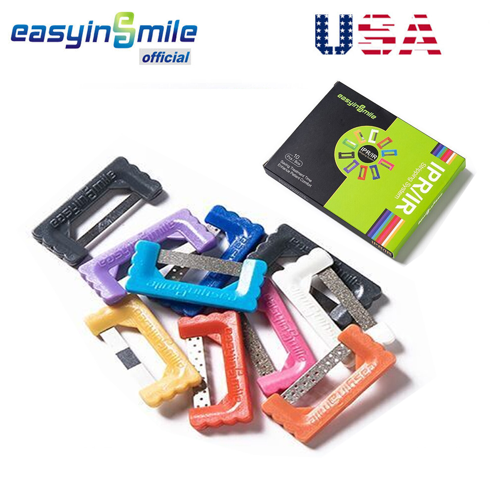 Easyinsmile Dental Orthodontic IPR Strip Kit Interproximal Enamel Reduction