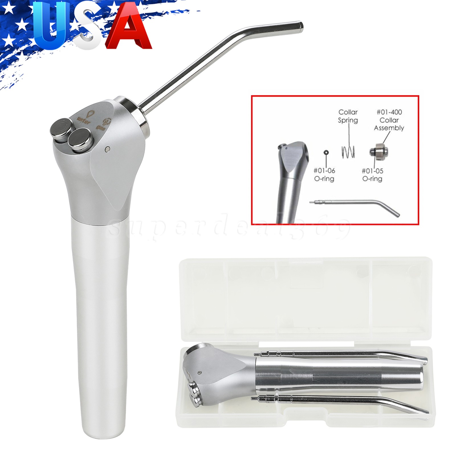 Dental Latch Type Prophy Polishing Brushes brush Flat Nylon Bristles # 1