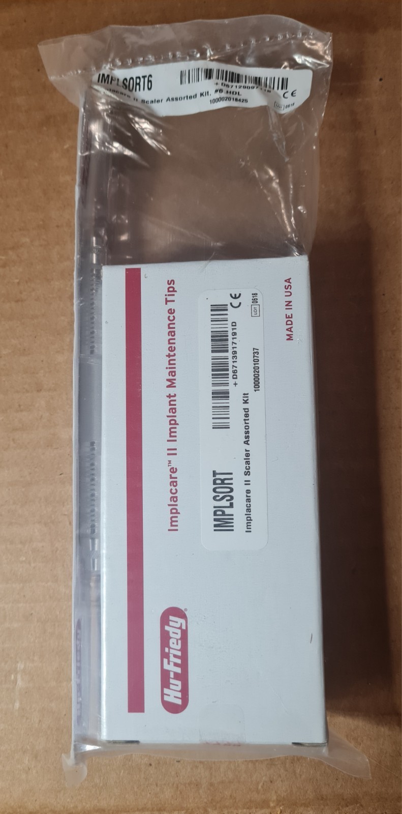 HU-FRIEDY Implacare II Assorted Tips With Handle | IMPLSORT6 New Sealed