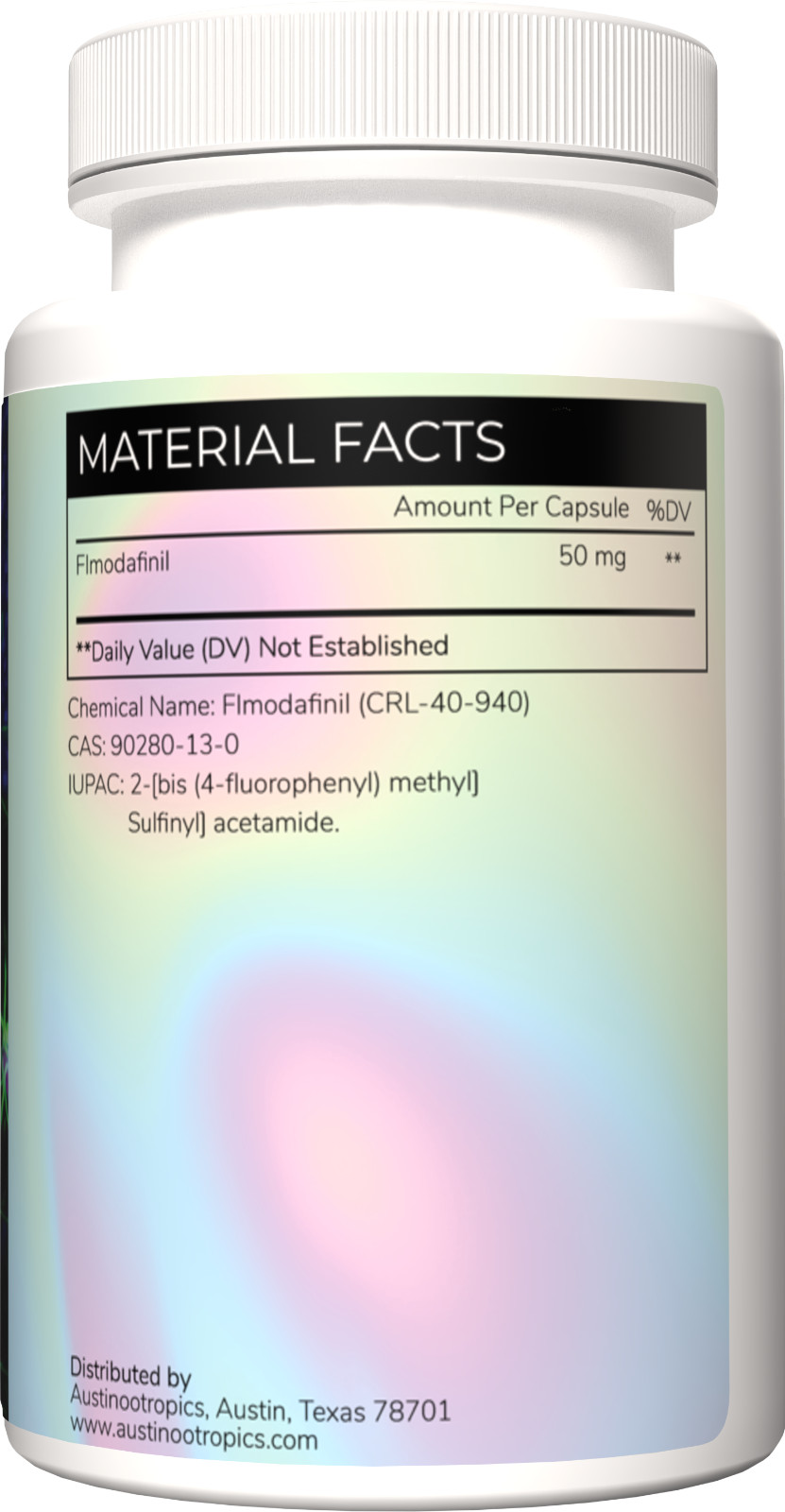 (2-Amino-2-oxoethyl)[bis(4-fluorophenyl)methyl]sulfoniumo 30 capsules
