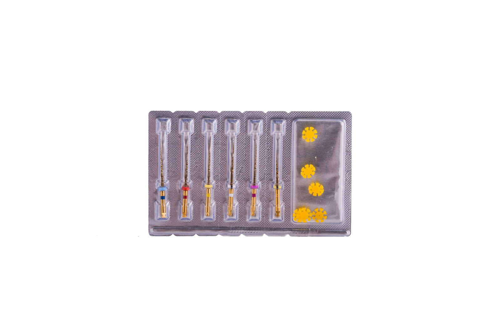 6Pcs Endodontic Dental endo files Rotary X-pro Gold root canal files 21/25/31MM