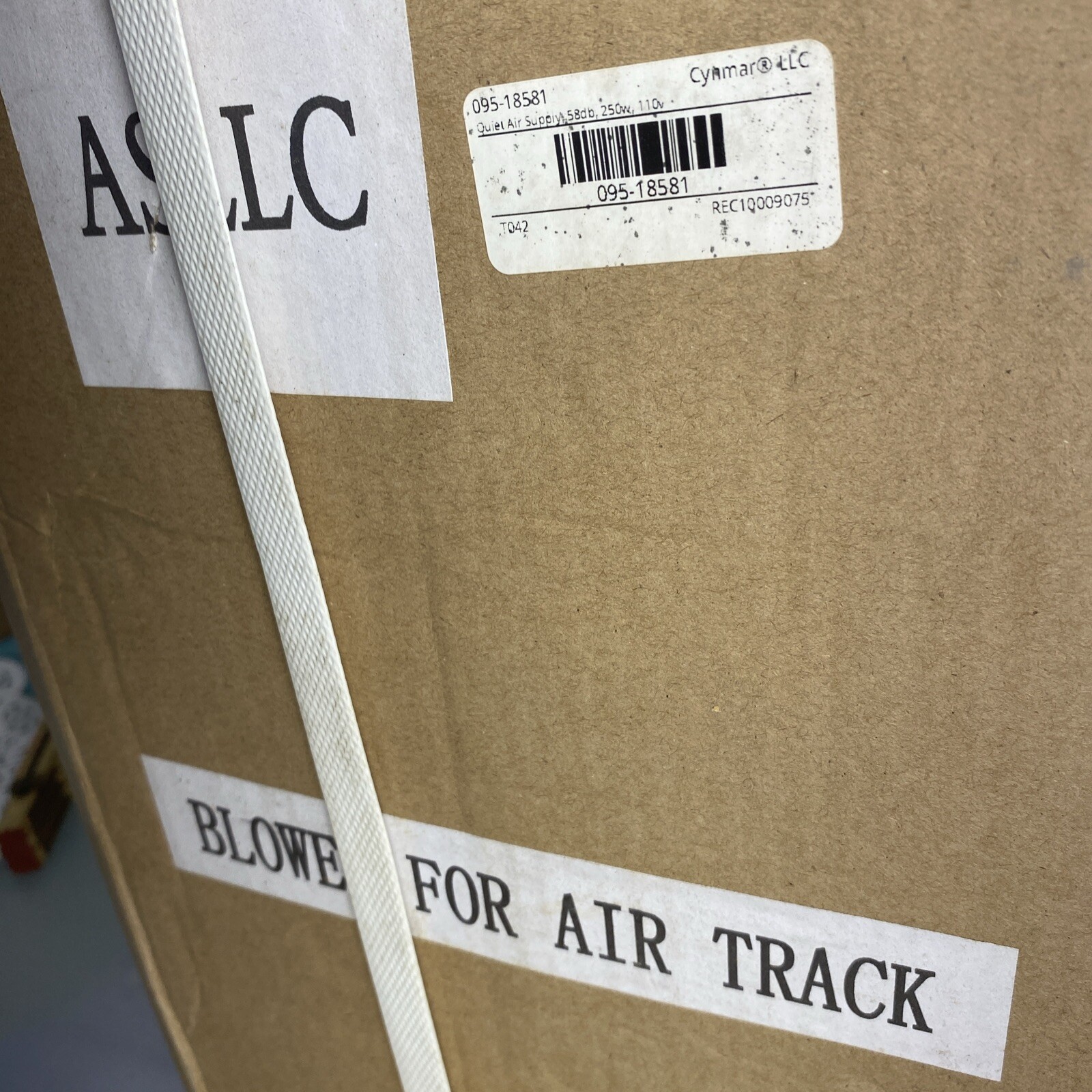 Physics Blower for Air Track, Low Noise Air Pump, Quiet Air Supply, 58db, 110V
