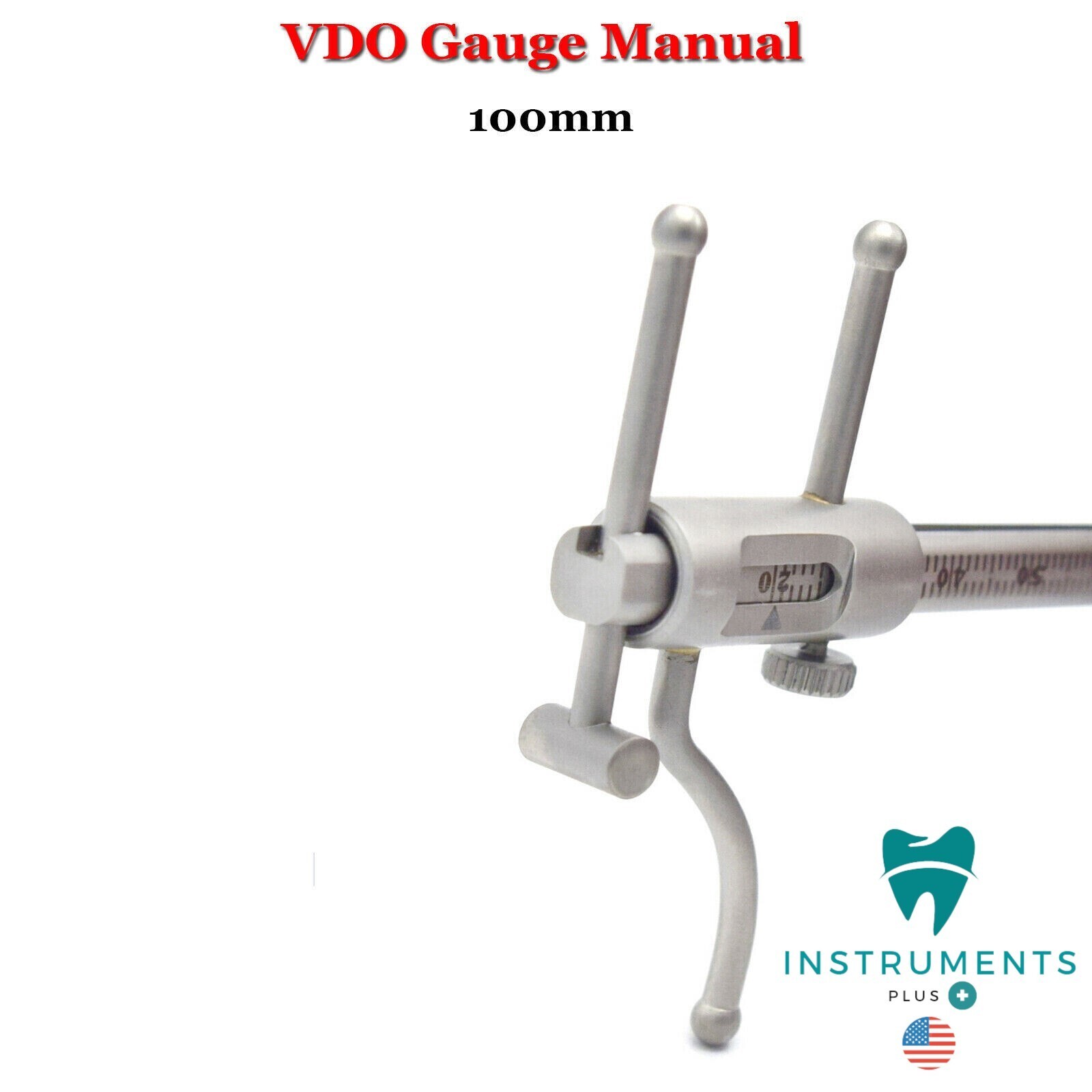 Premium Grade Gauge High-quality Stainless Steel Dental VDO Gauge Ruler Stainles