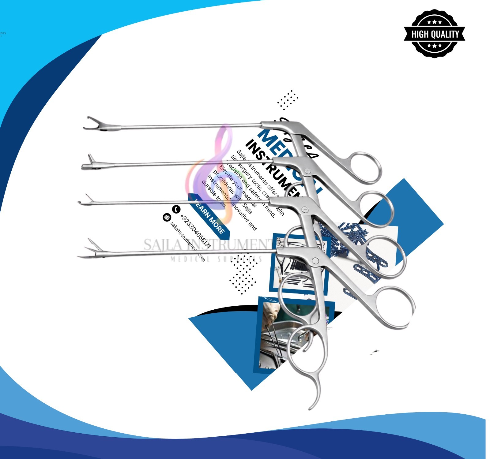 Arthroscopy Simulation Training Forceps Set for Knee & Shoulder Surgery.BY SAJLA