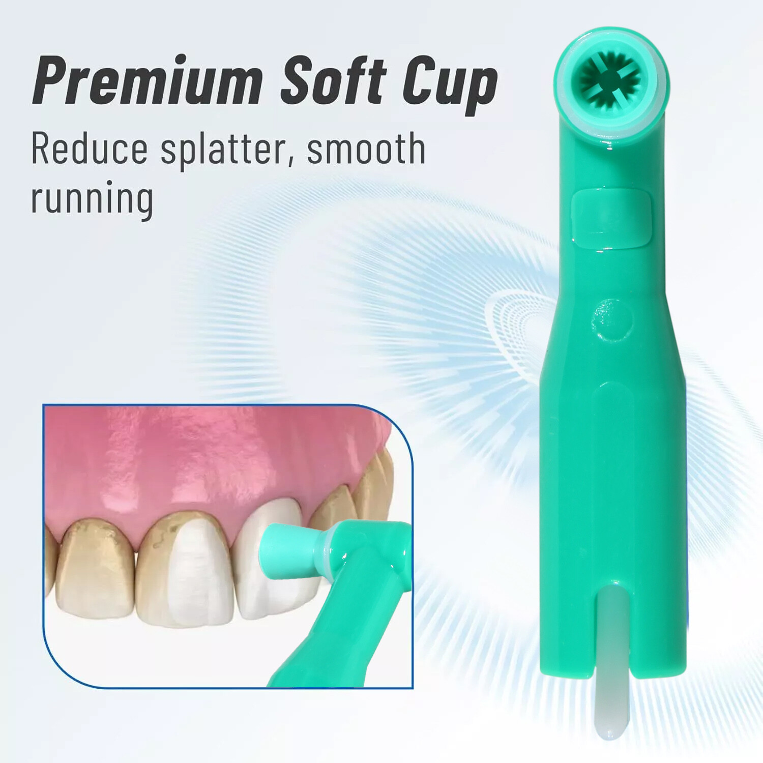 Dental Prophy Angles Soft Cup, Disposable & Latex Free, Premium Quality