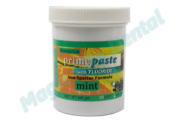 Prime-Dent Dental Prophy Paste with Fluoride Medium Grit Mint Flavor 340g