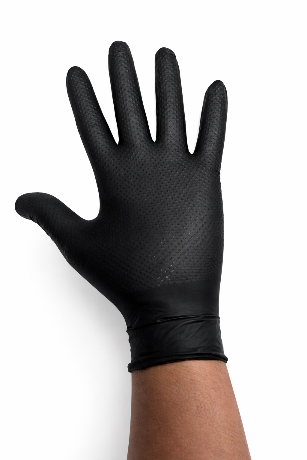 Black Nitrile Disposable Gloves Powder Free Diamond Texture 100Box 9Mil (M L XL)