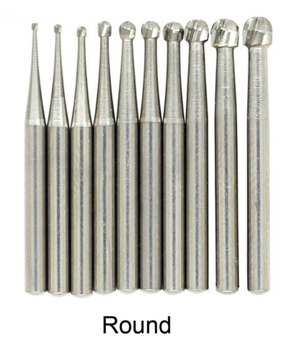 67 Types Dental Round Tungsten Carbide FG Bur For Surgical High Speed Handpiece