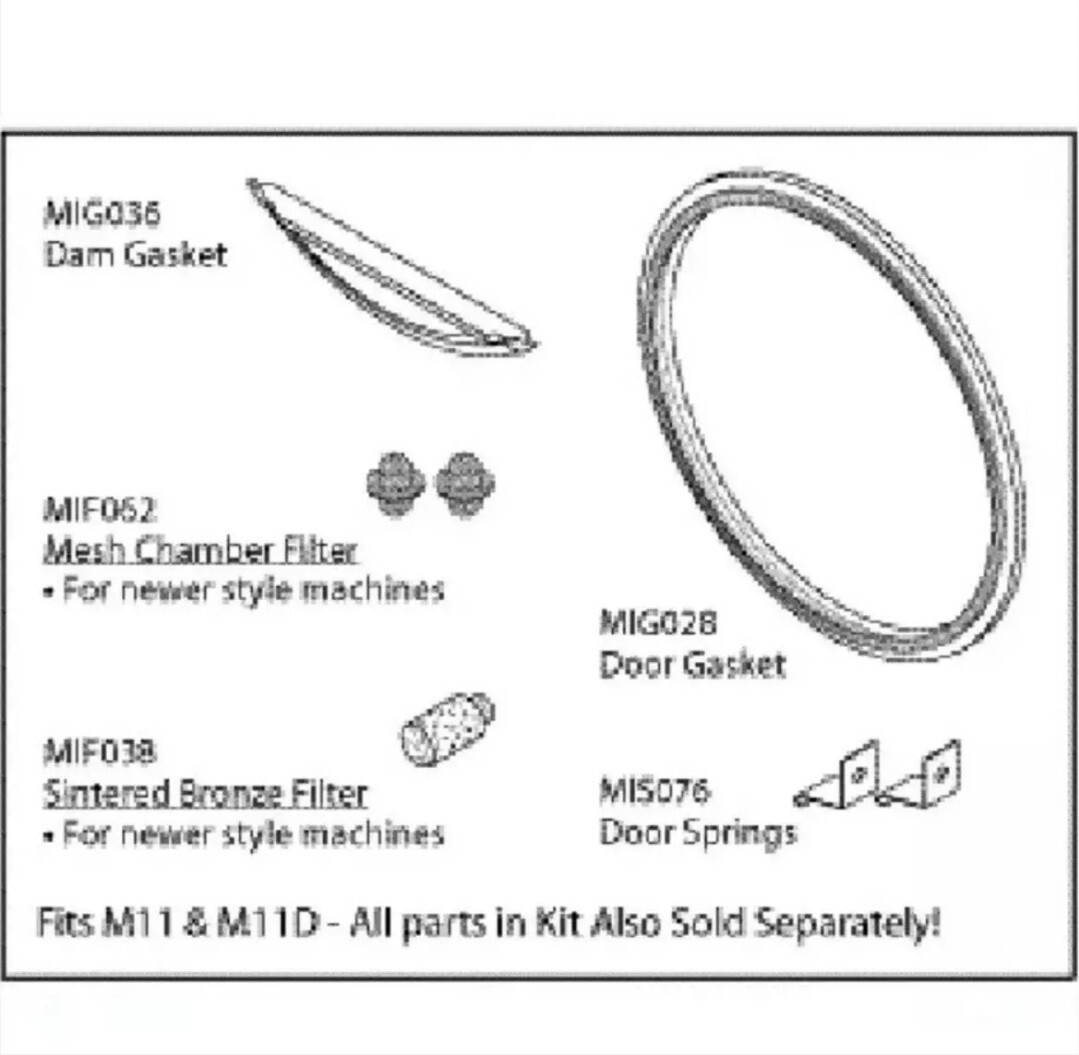 Sterilizer PM Kit Midmark – Ritter M11, M11D MIK080 Dam Gasket Door Gasket
