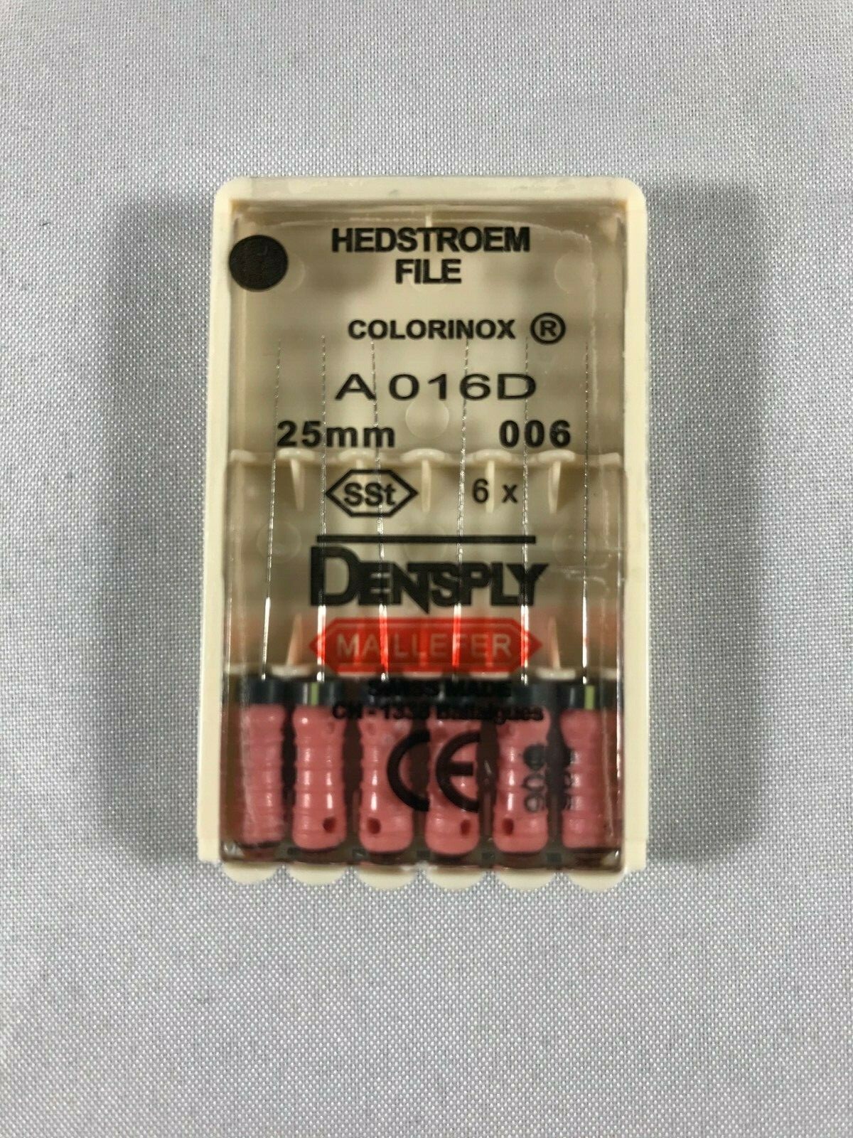 Dentsply Maillefer H-file Endodontic stainless steel 25mm All sizes 30 files/pk