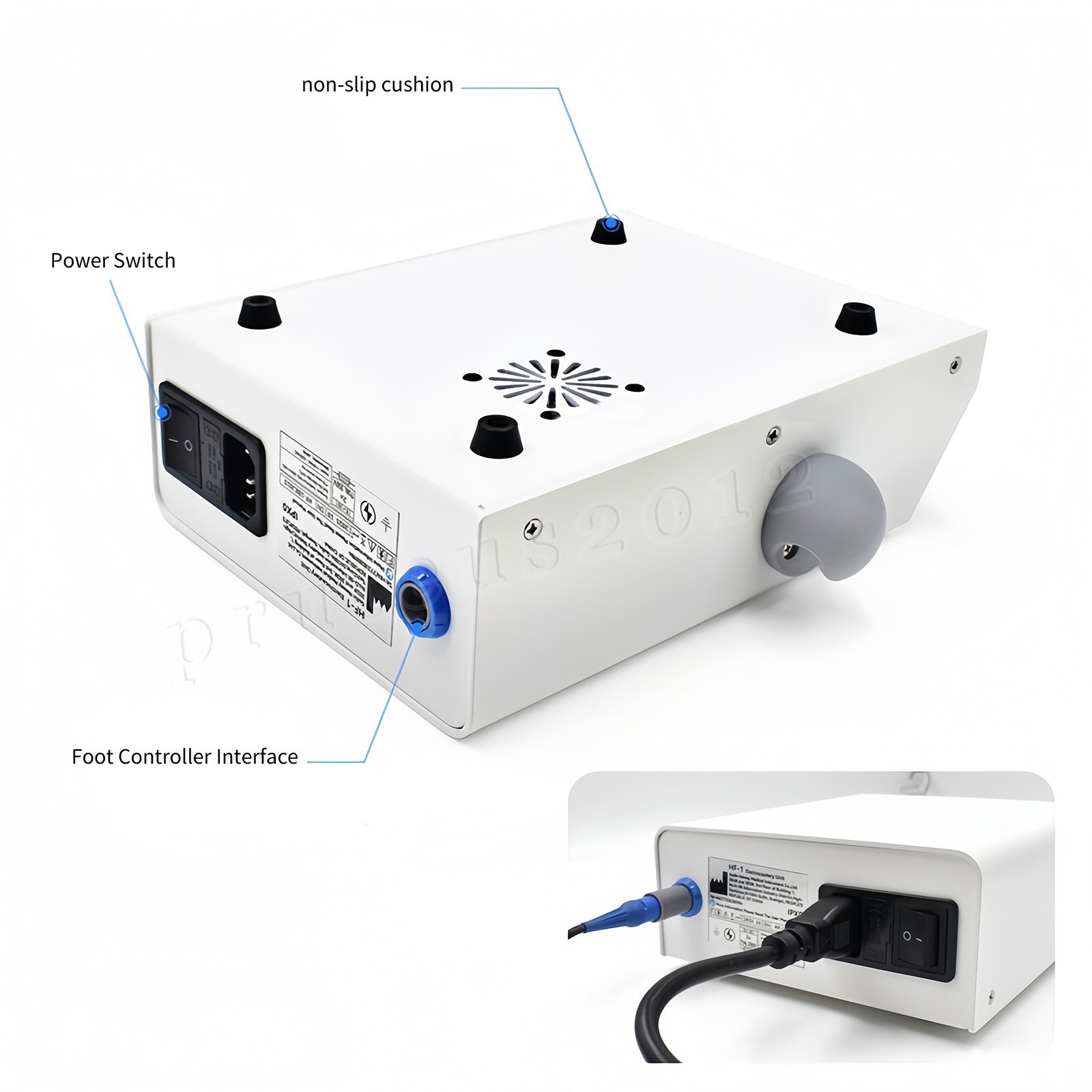 Dental High-frequency Electrosurgery Unit TH-1 Electricity Knife 10 Tips US 110v
