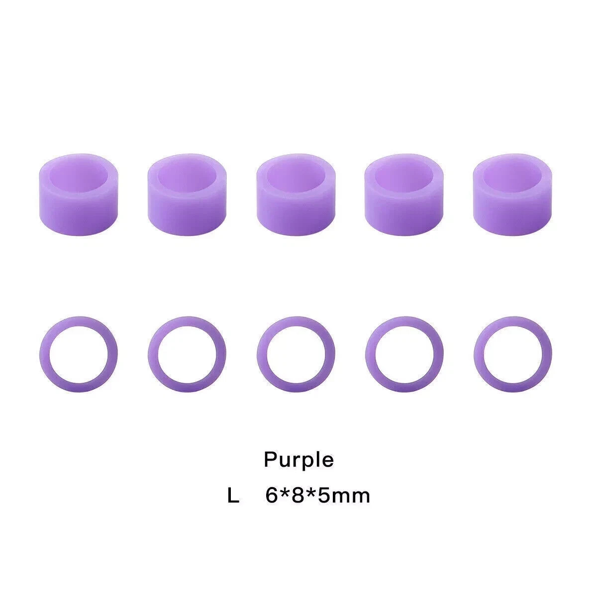 100Pcs/Box Autoclavable Dental Orthodontic Silicone Color Code Rings Small/Large