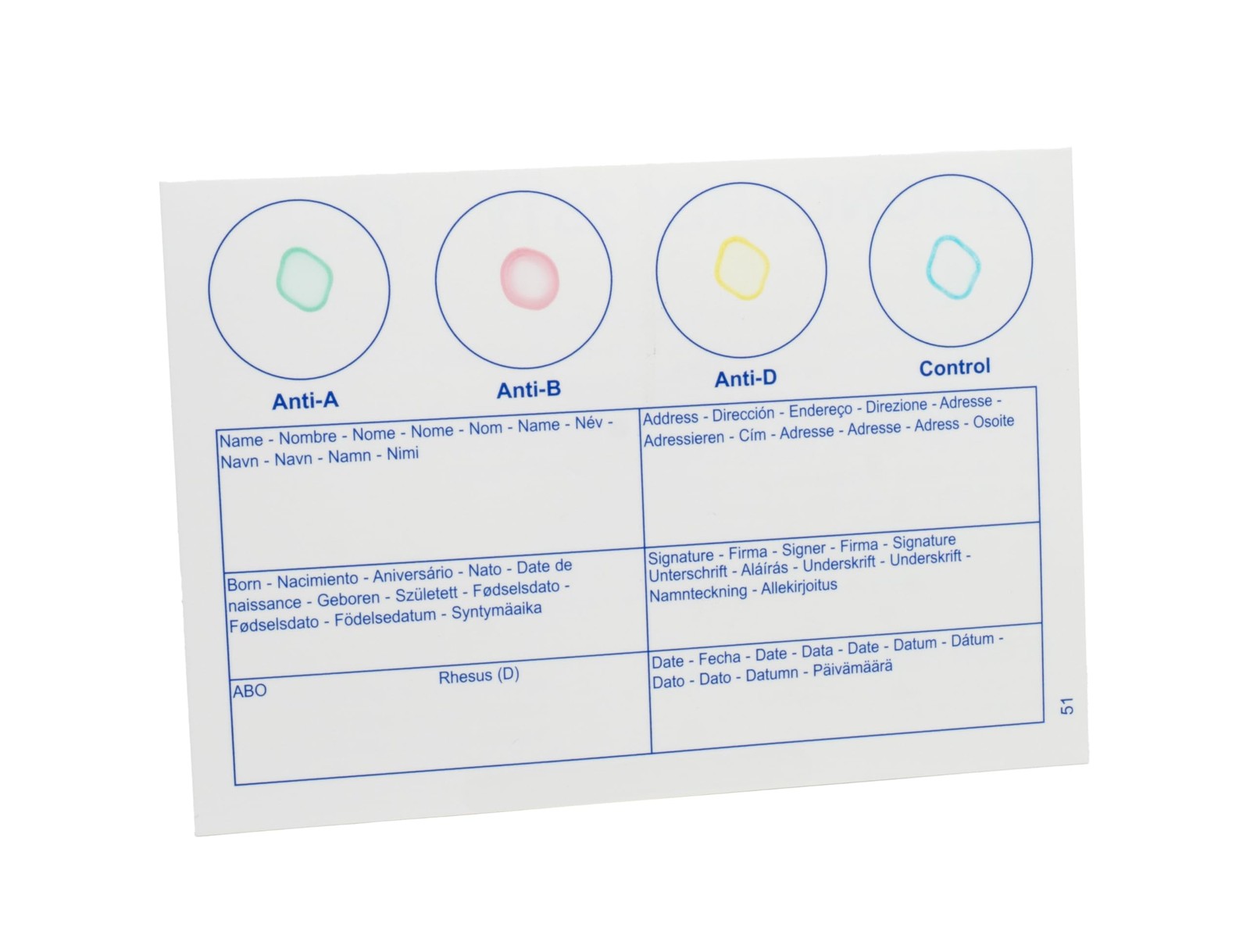 Eldoncard INC Blood Type Test (Complete KIT) – Find Out if 11 Piece Set, Red