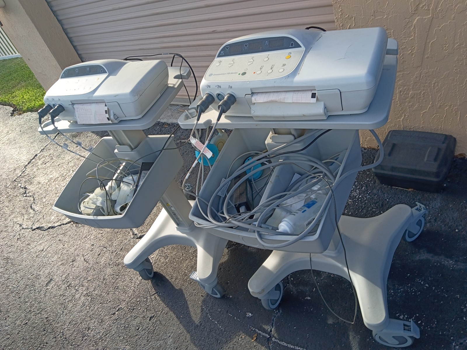 GE Corometrics 170 Series Fetal Monitor FHR UC Digital Cart Mounted Printer