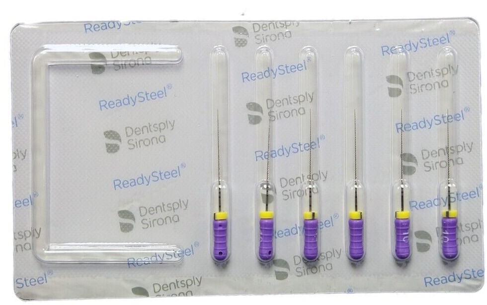 Dentsply Sirona Ready Steel C+ File for Catheterization All Sizes & Length 6/Pk