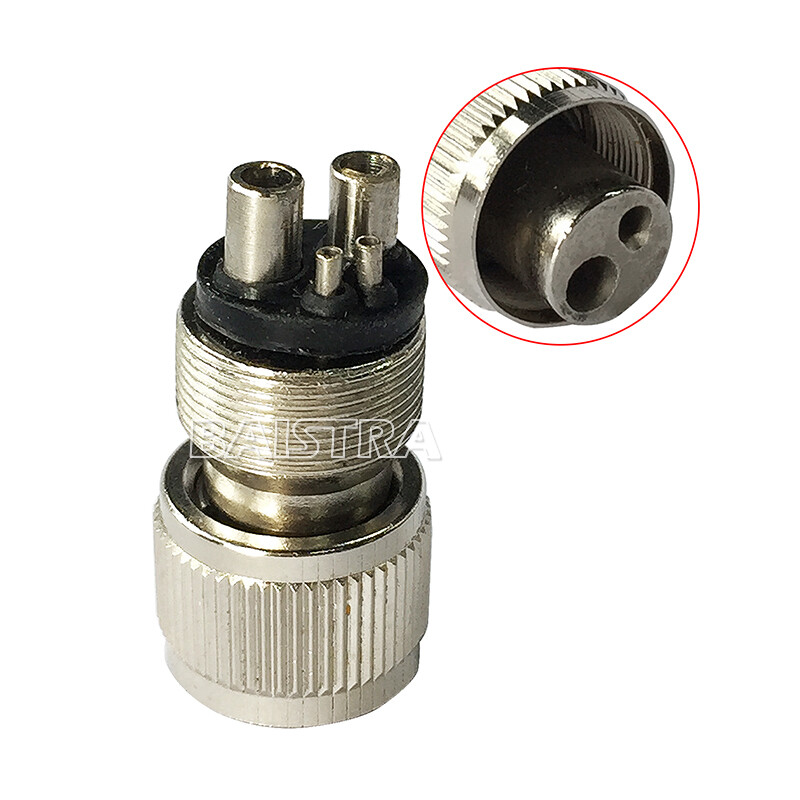 Dental 2/4 Holes High Speed Handpiece Tubing Change Connector Converter
