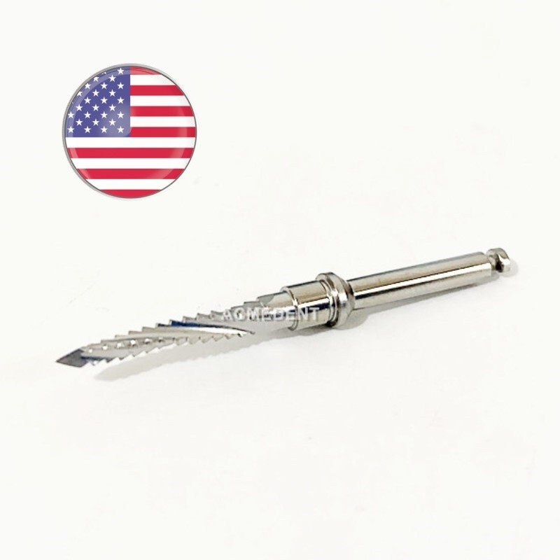 Dental Cross Cutter Drill Bone Cut Pilot Debris Blade Fit Lindemann Point Head