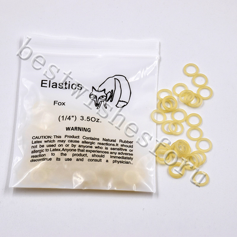 1000 Pc 1/4 Fox 3.5Oz Light Dental Orthodontic Latex Elastic Rubber Braces Bands