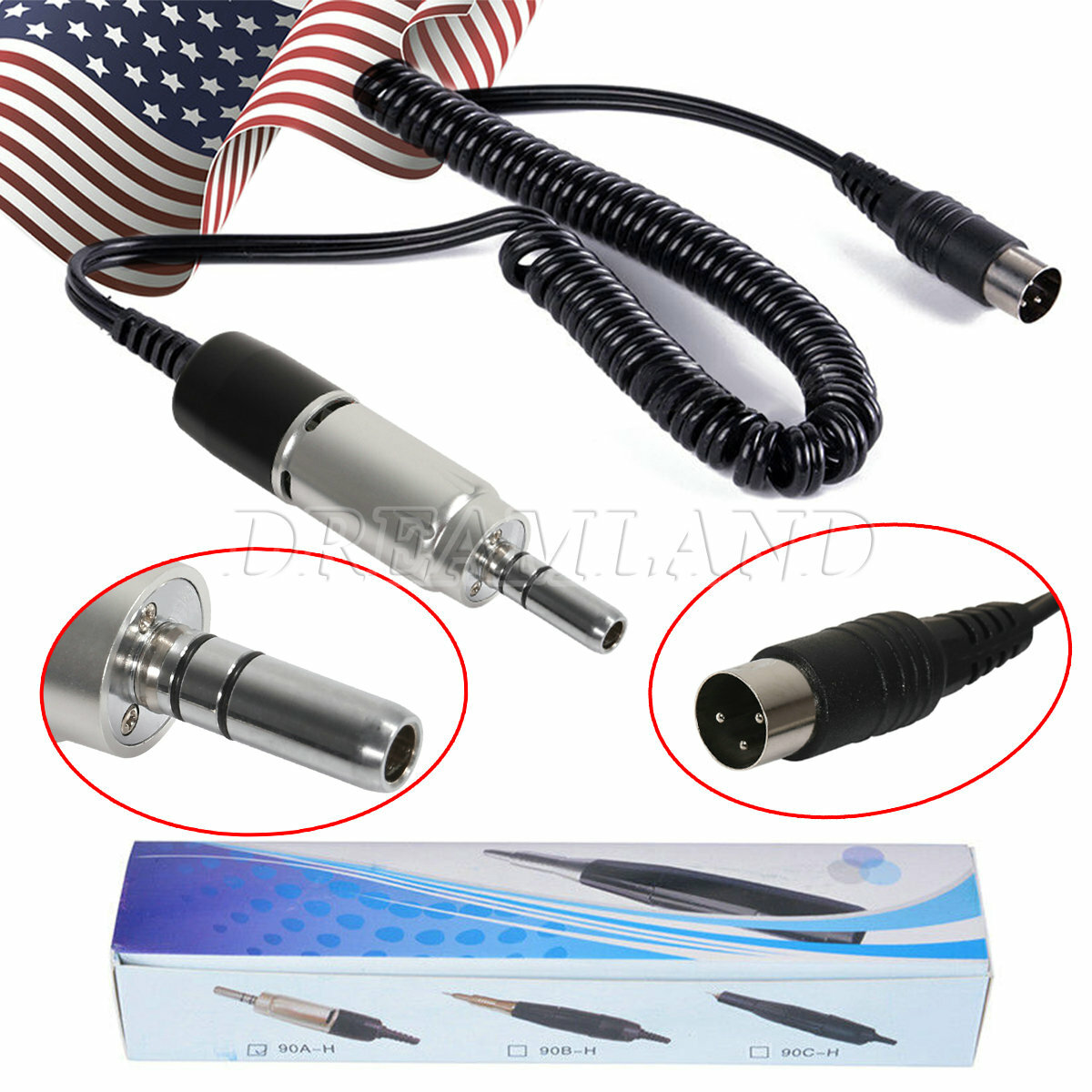 Marathon Dental Lab Micromotor Drill Polisher Machine N3 35K RPM Handpiece TXX