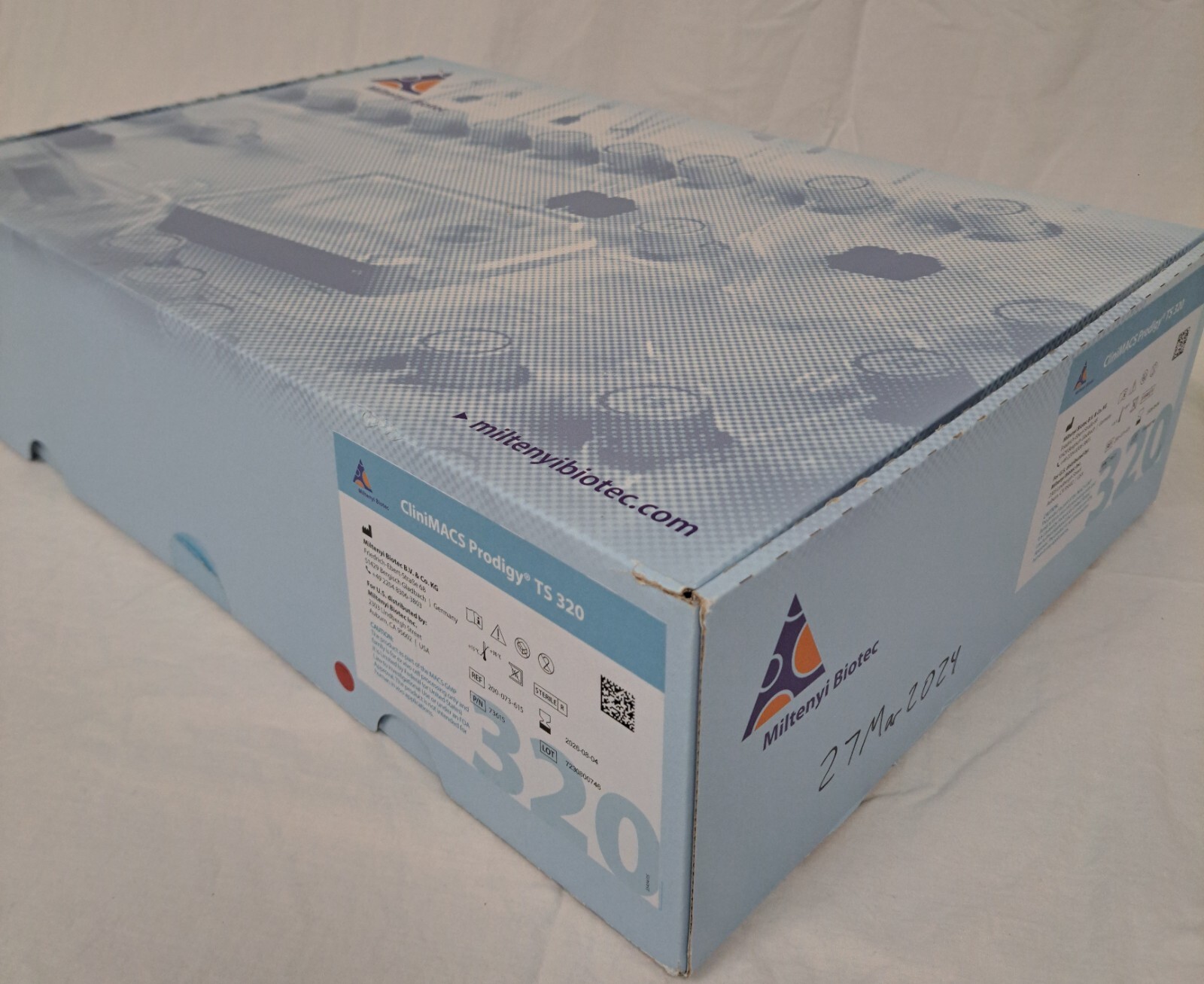 Miltenyi Biotec CliniMACS Prodigy TS 320 REF 200-073-615 EXP 2026-08-04