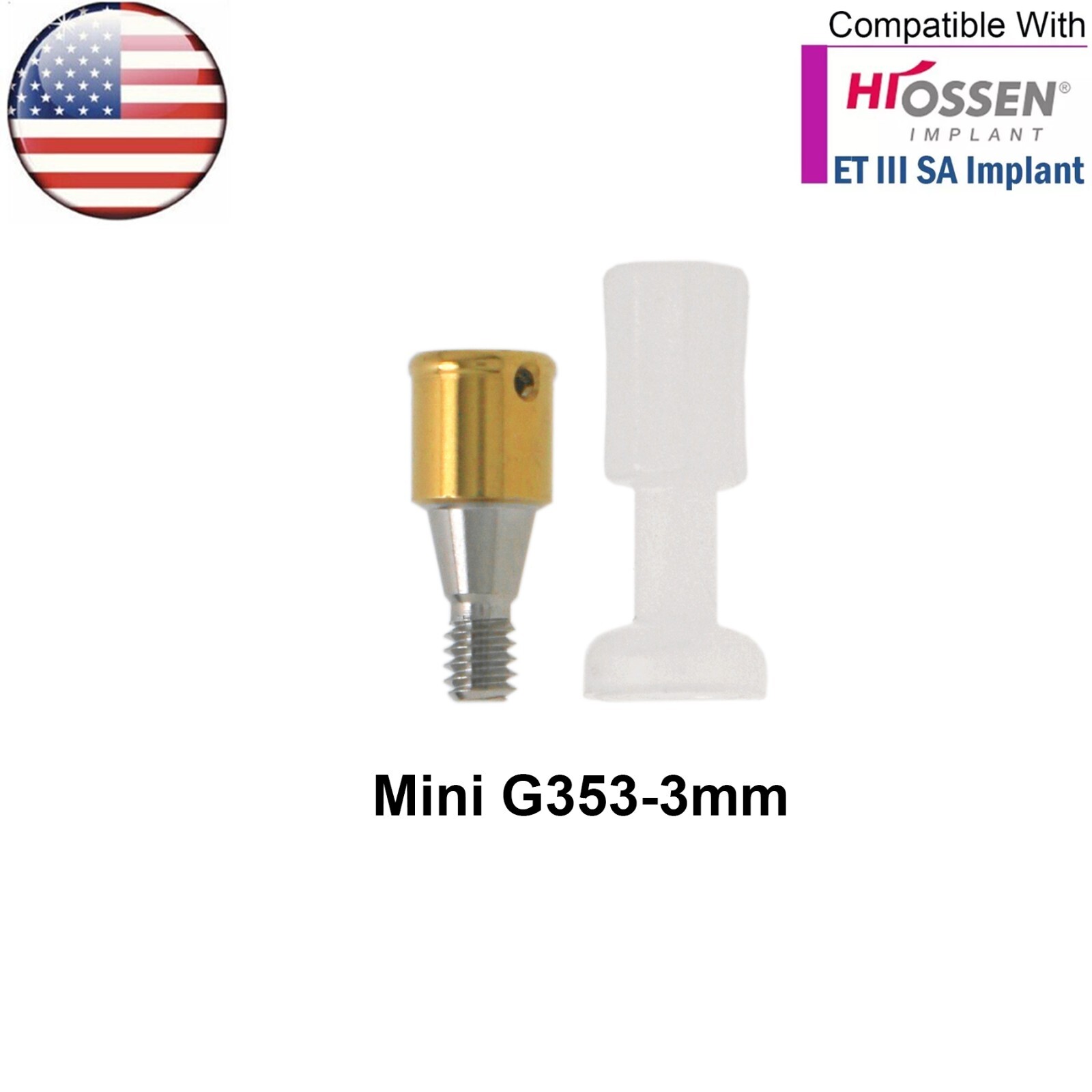 US Dental Locator Abutment for Hiossen ET III SA Fixture Mini/Regular Platform