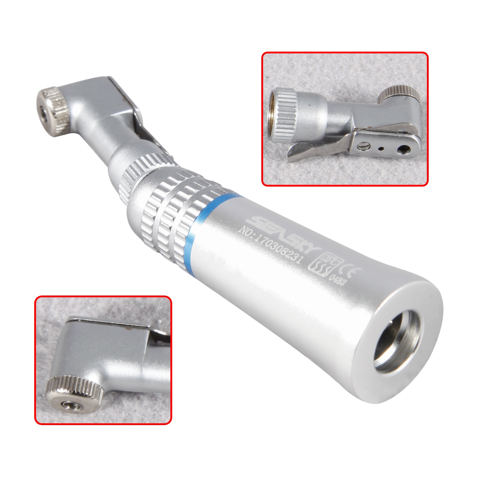 NSK Style Dental Slow Low Speed Contra Angle Handpiece Latch E-Type Attach YP4/2
