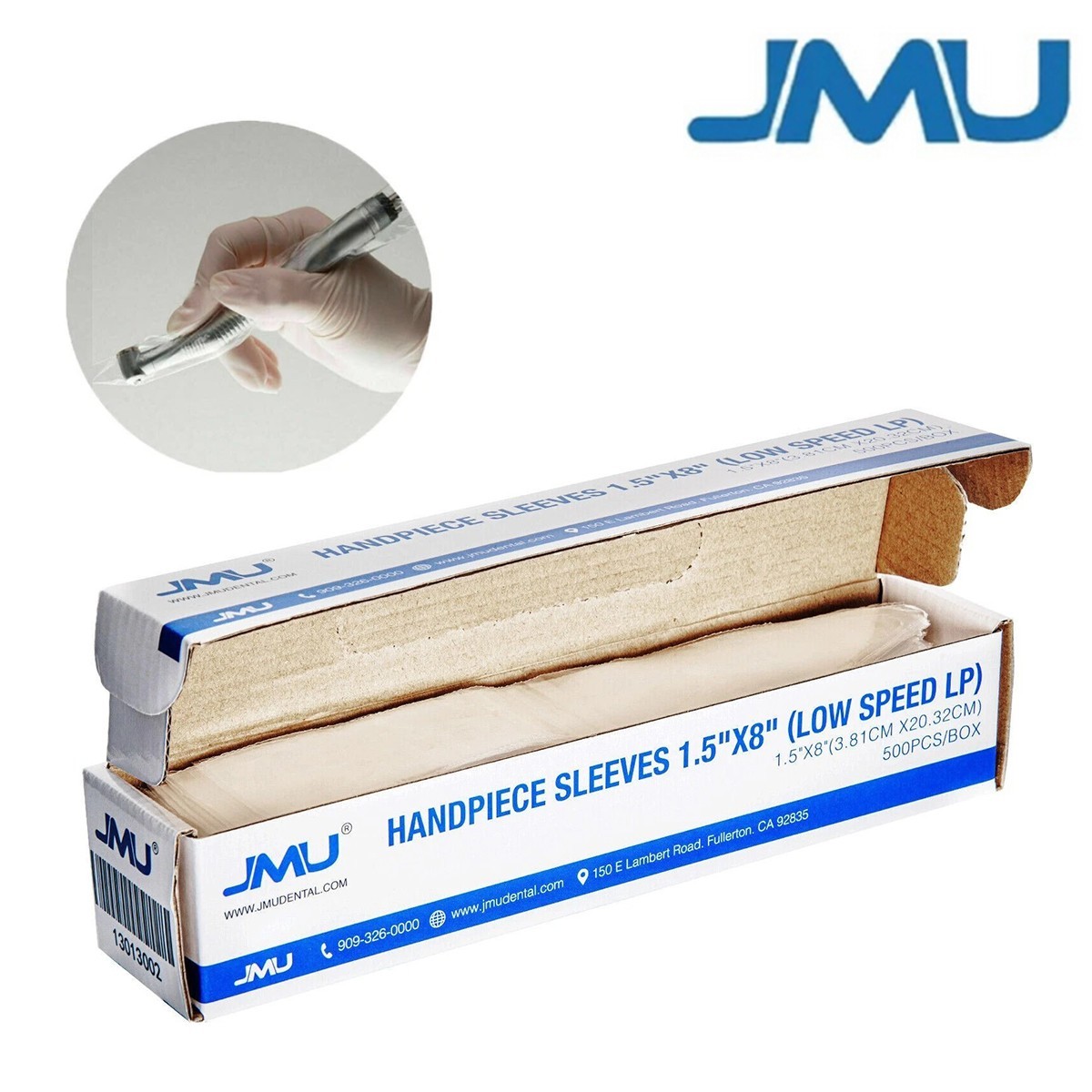 5Boxes Dental Disposable High Speed Handpiece Sleeves Protect Cover 1″x 8”
