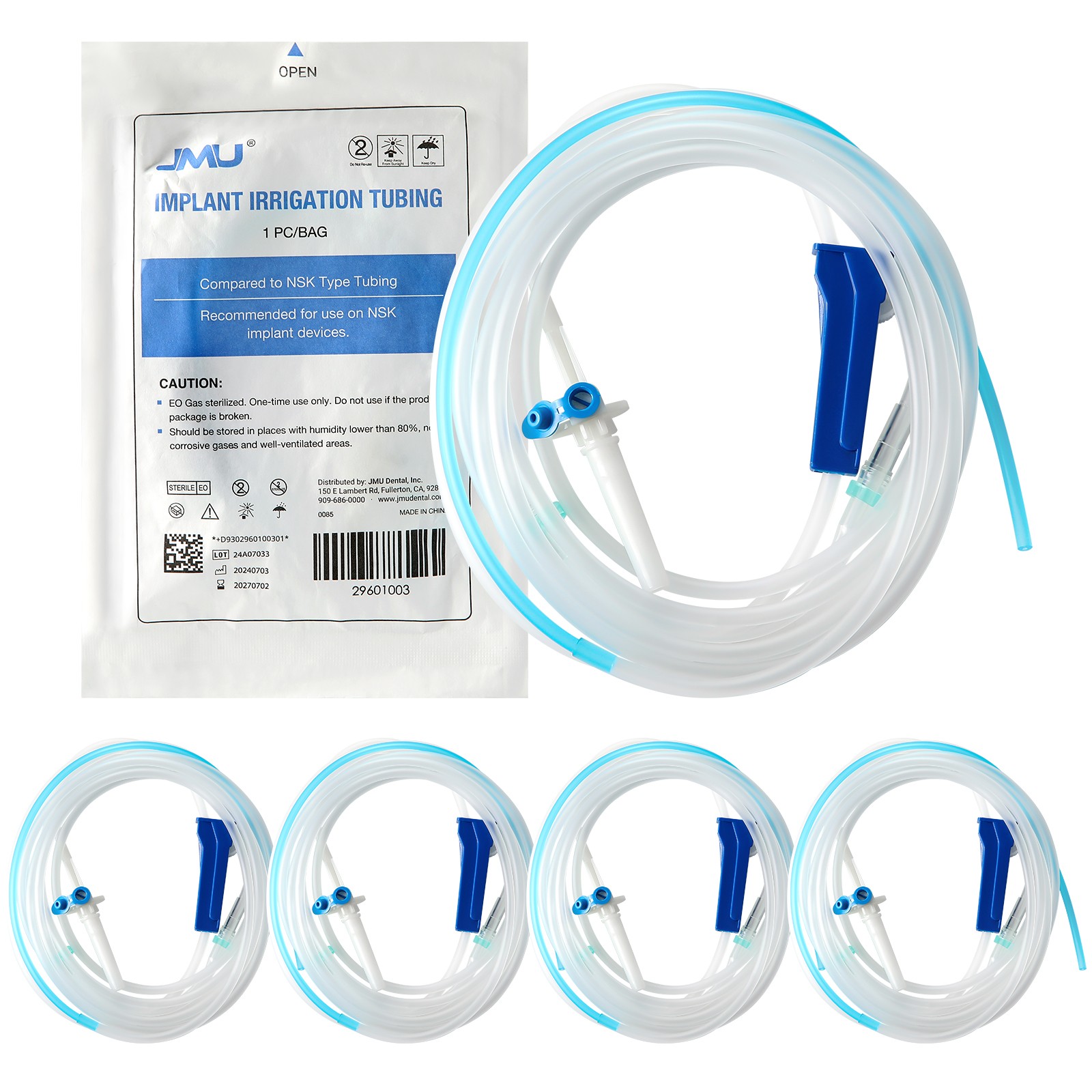 Dental Implant Irrigation Tube Tubing Fit for WH/NSK/Woodpecker Surgery Motors