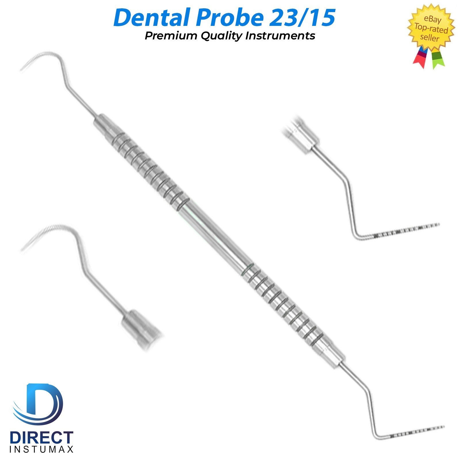Dental Perio Explorer 23 Probe UNC 15 Color Marking Diagnostic Double Ended Tool