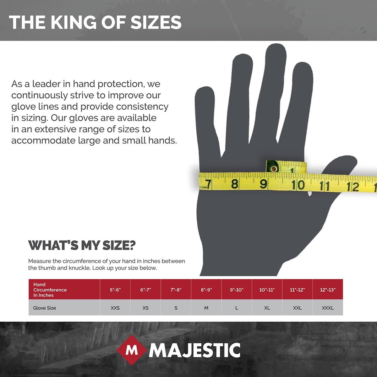 Majestic SuperDex Micro Foam Nitrile Palm Coated Glove – 12 Pairs XL Gray/Black