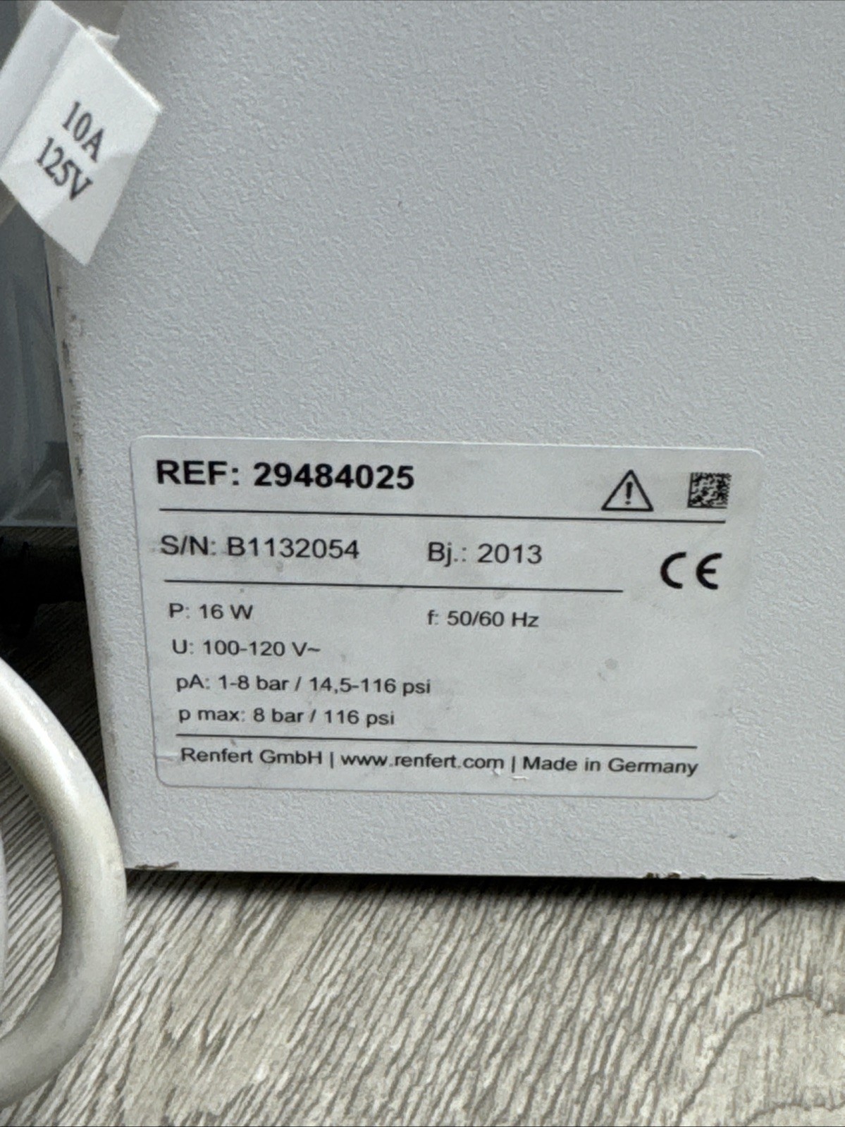 Renfert Basic Master Fine Sandblasting Unit Cyclone Separator Dental Jewelry JD