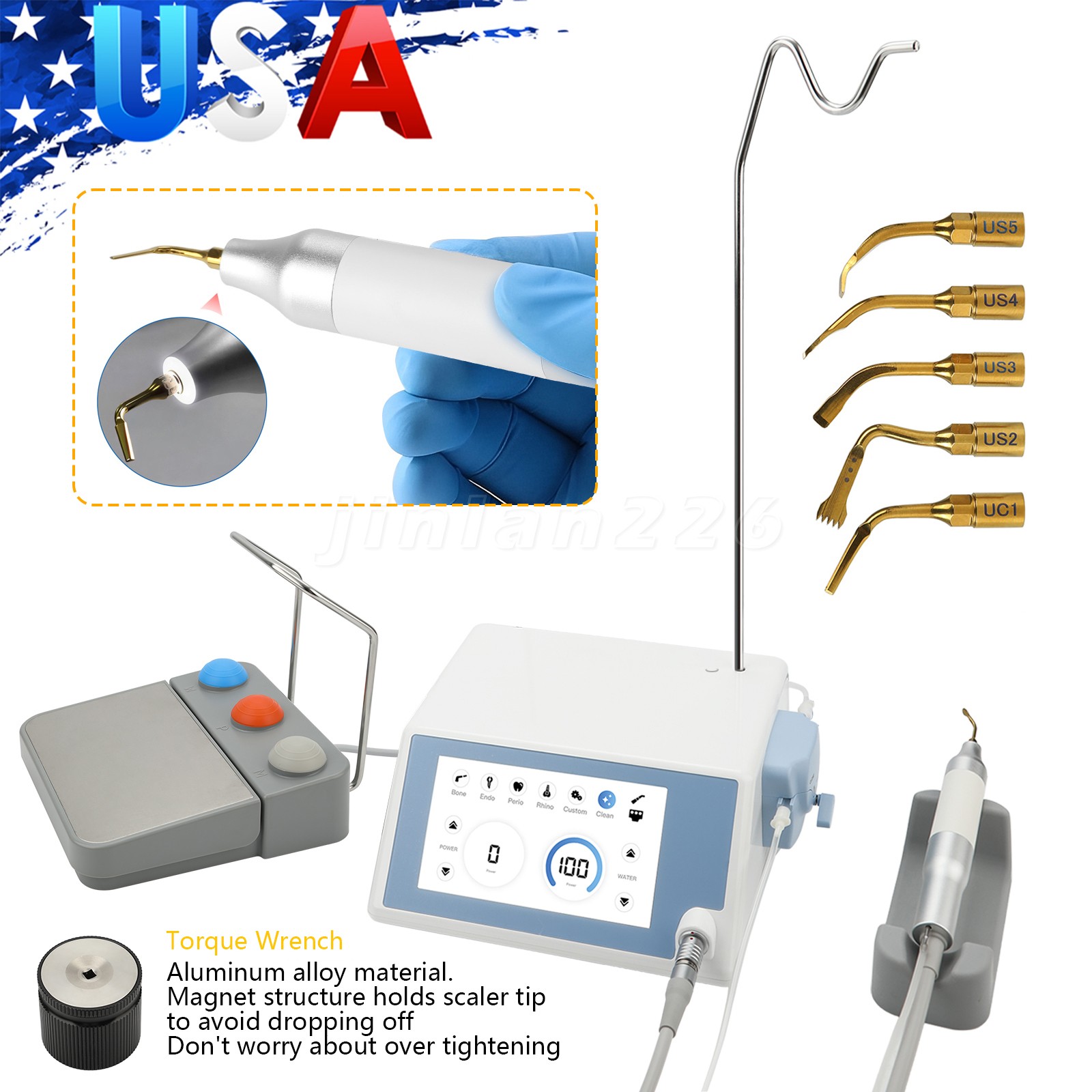 Dental Lab 35,000/35K RPM Marathon Polisher Handpiece for N7 N2 N3 Micromotor US