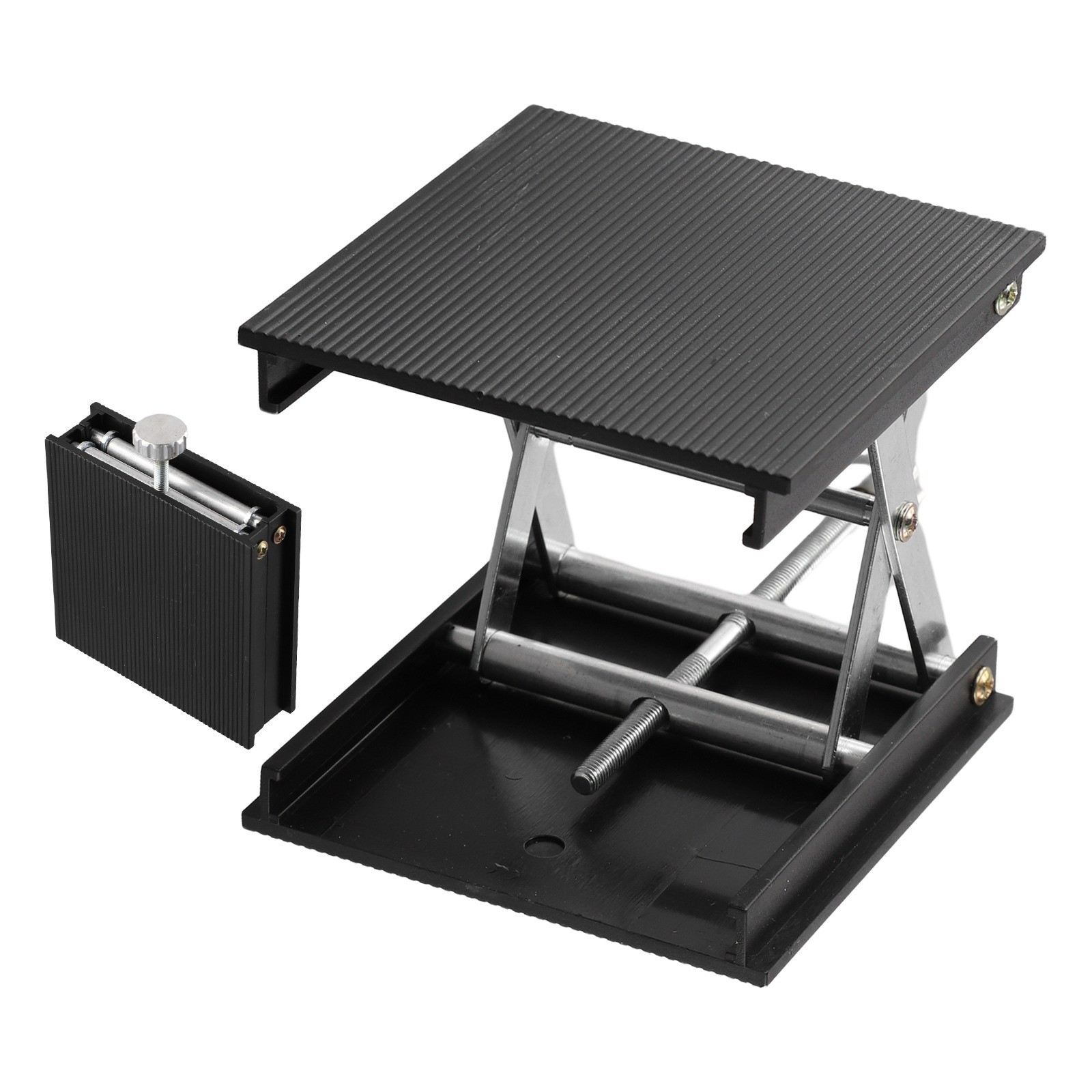 Black Plastic Lift Table for Stable Performance in Physics Experiments