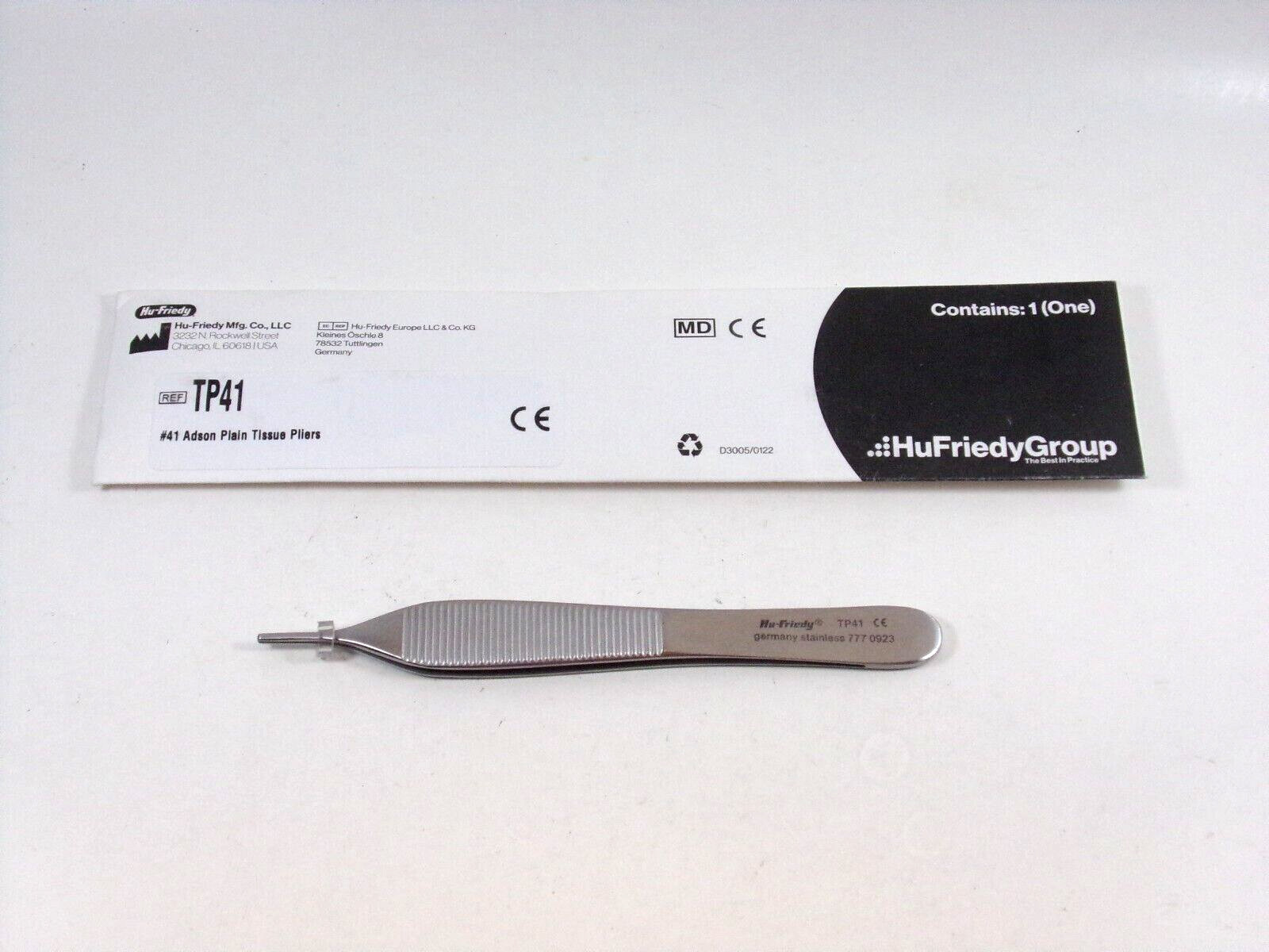 Dental #41 Plain Adson Tissue Plier TP41 HU FRIEDY